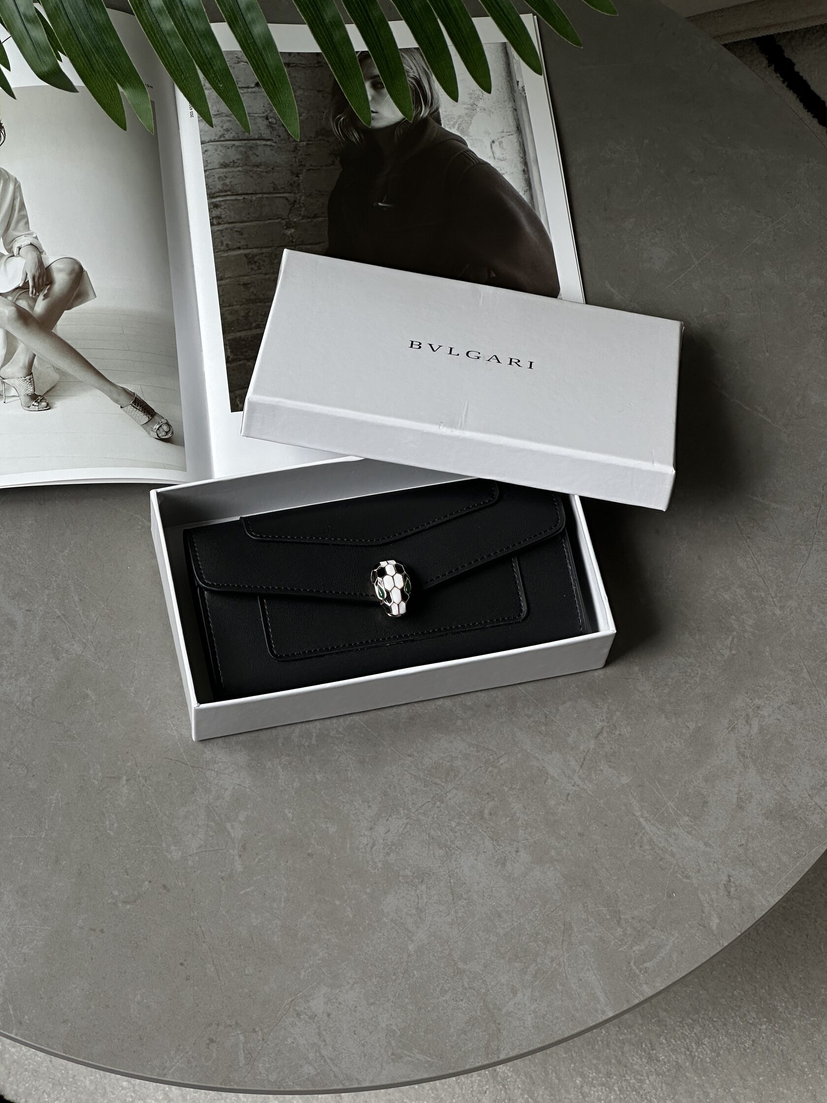 Bvlgari Serpenti Forever Large Wallet Black - 3