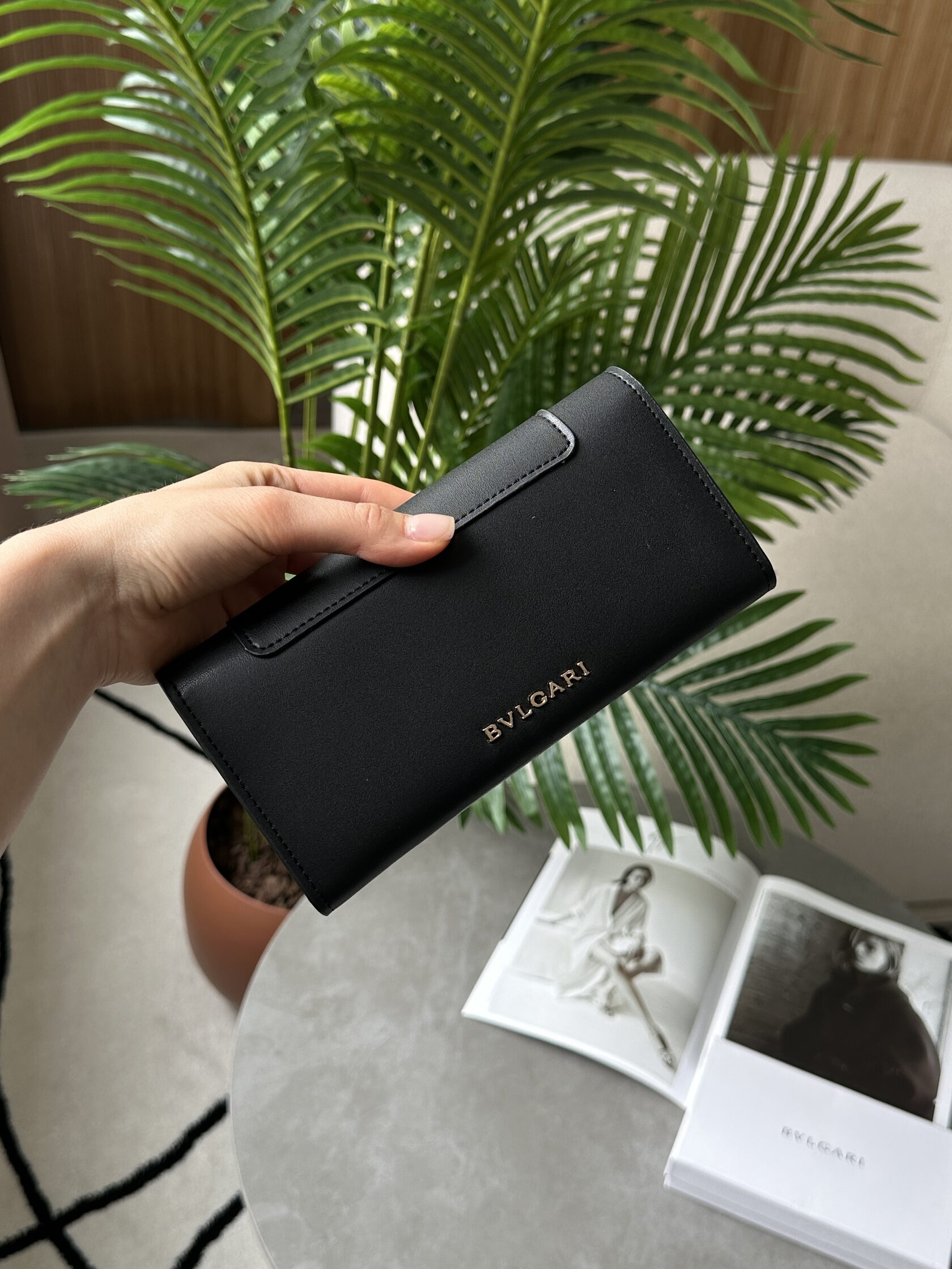 Bvlgari Serpenti Forever Large Wallet Black - 9