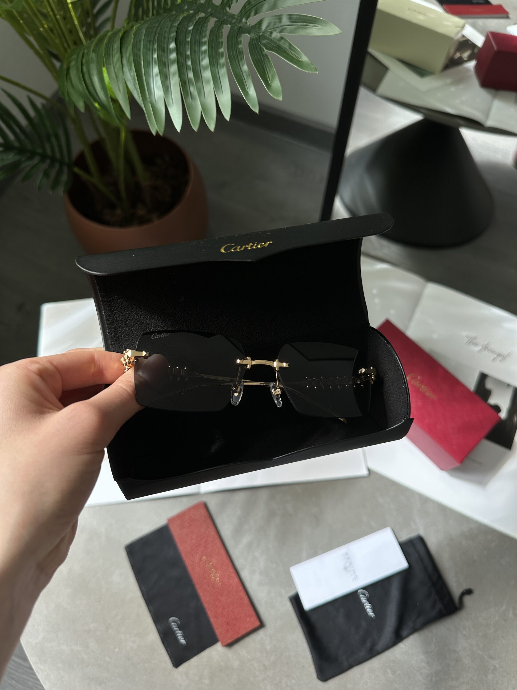 Cartier Clash Black/Gold CT0545S 001 L - 4