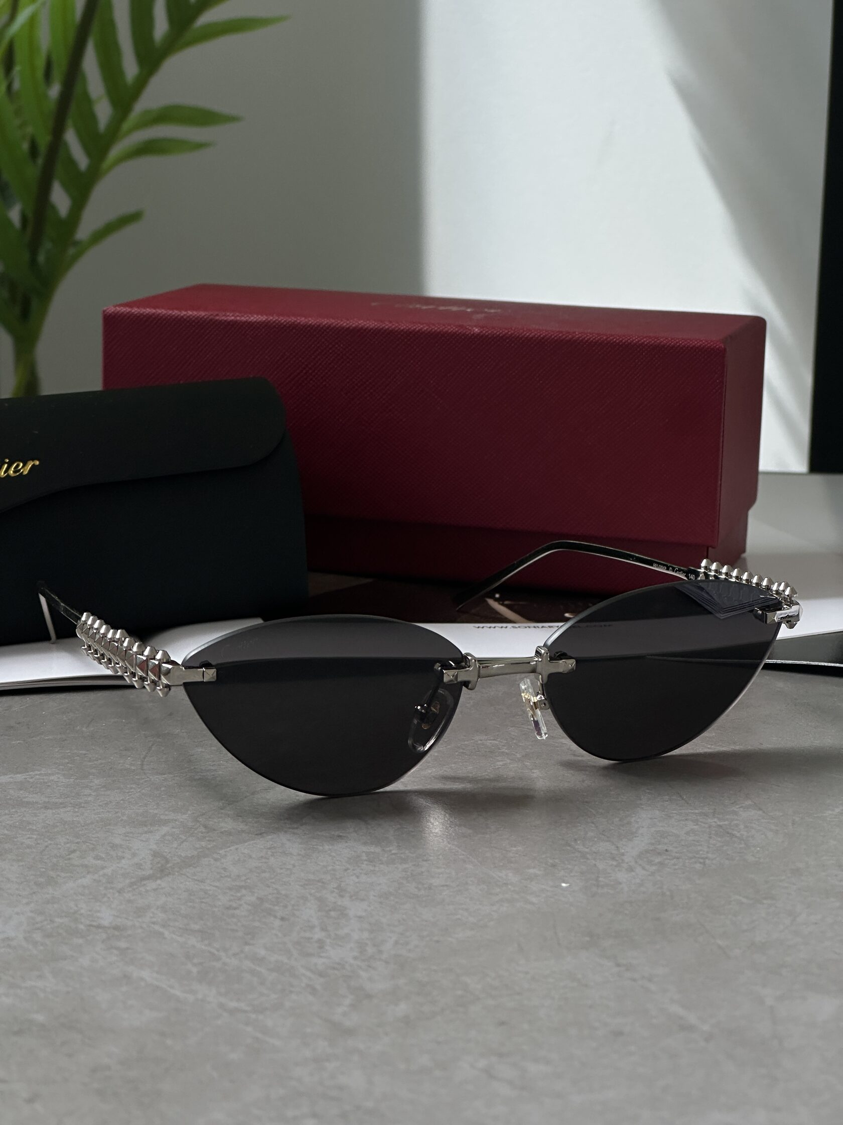 Cartier Clash Black/Silver CT0543S 001L cat.2 - 2