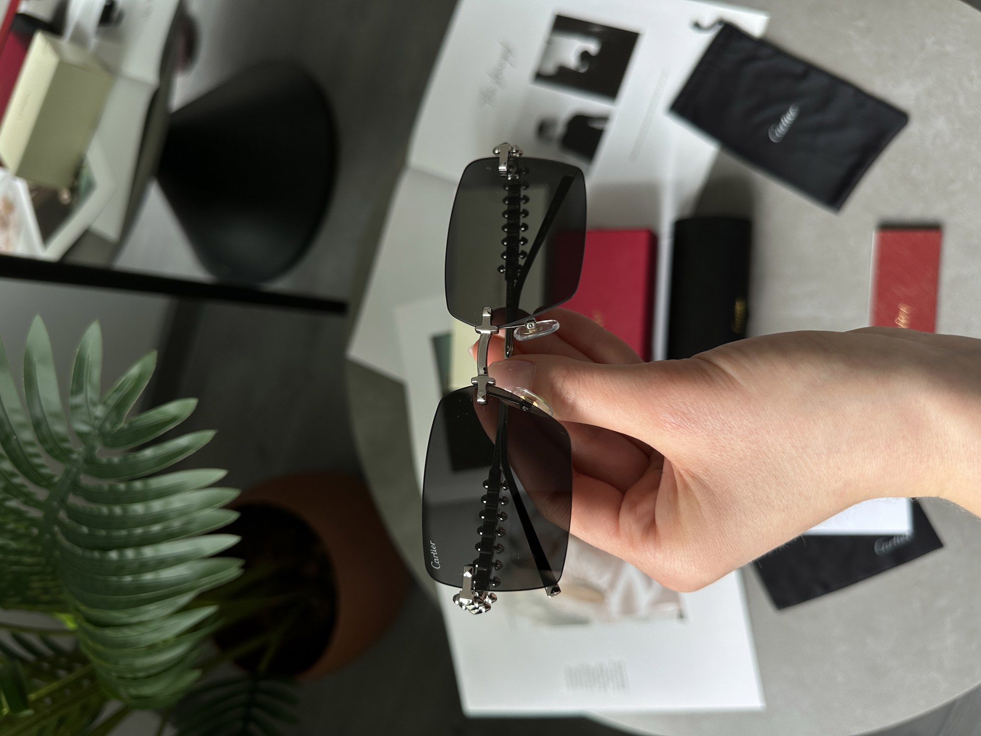 Cartier Clash Black/Silver CT0545S 001 L - 7