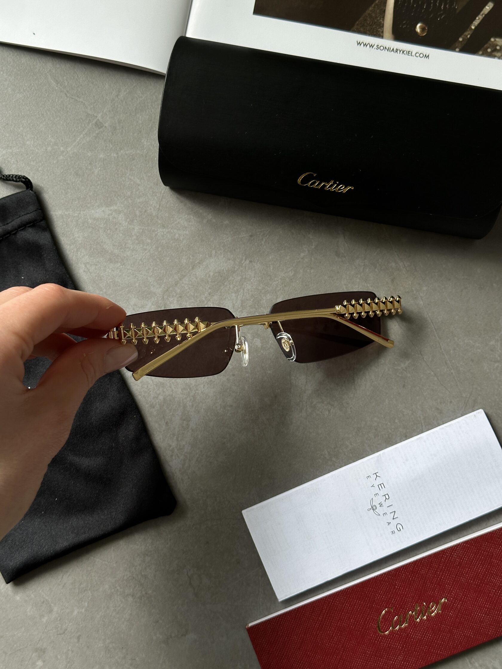 Cartier Clash Brown/Gold CT0545S 001 L - 10