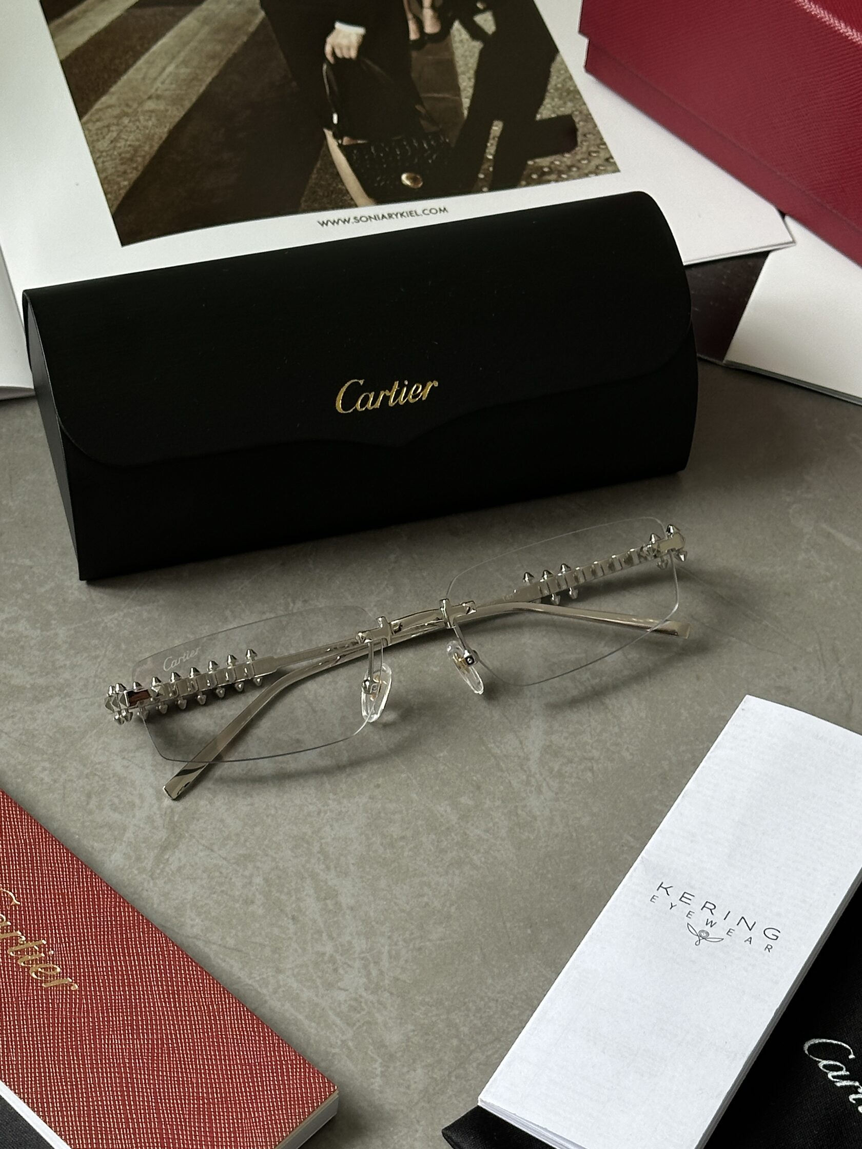 Cartier Clash Clear/Silver CT0544S 001 L Cat.2 - 3