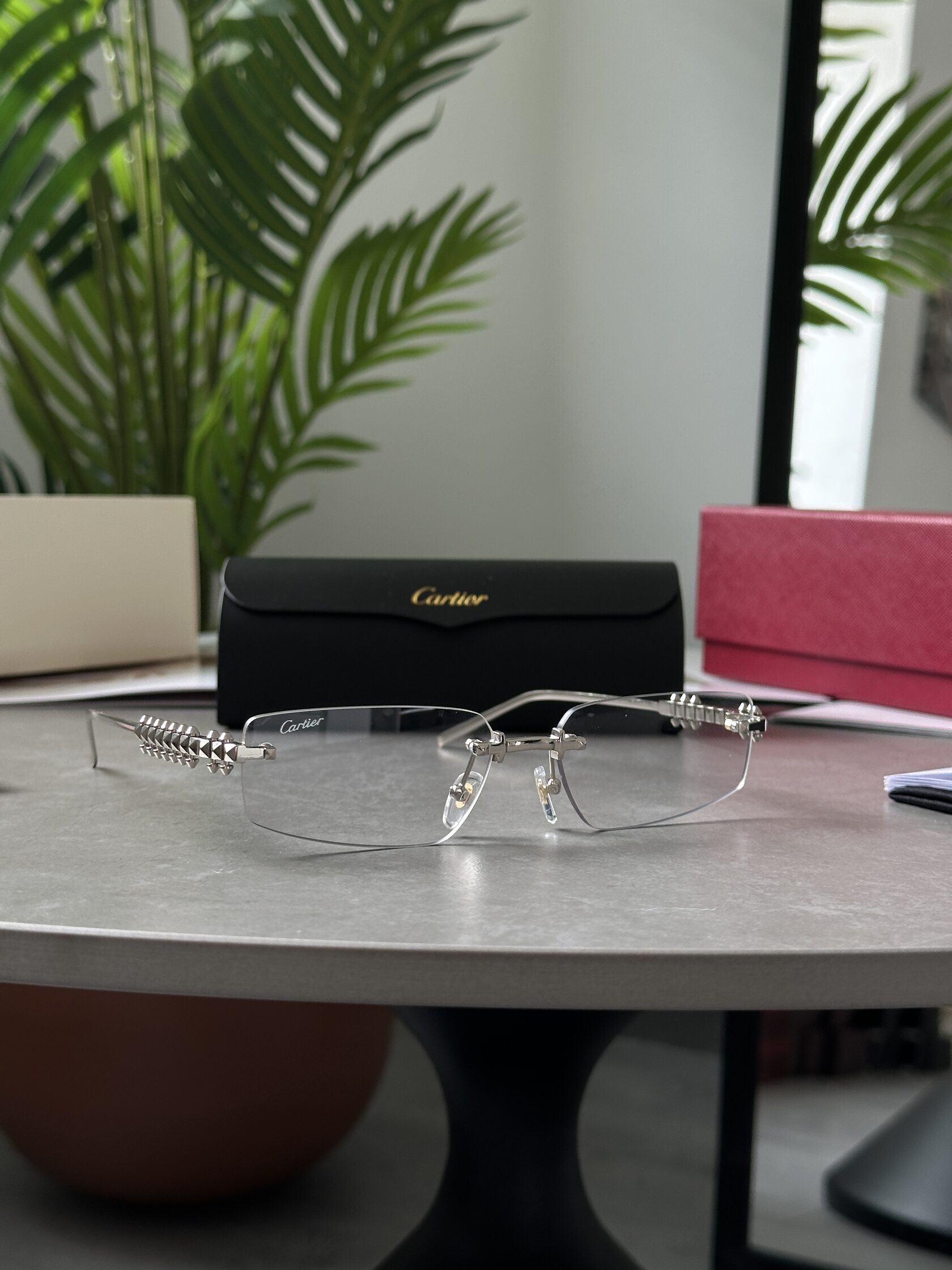 Cartier Clash Clear/Silver CT0544S 001 L Cat.2 - 5