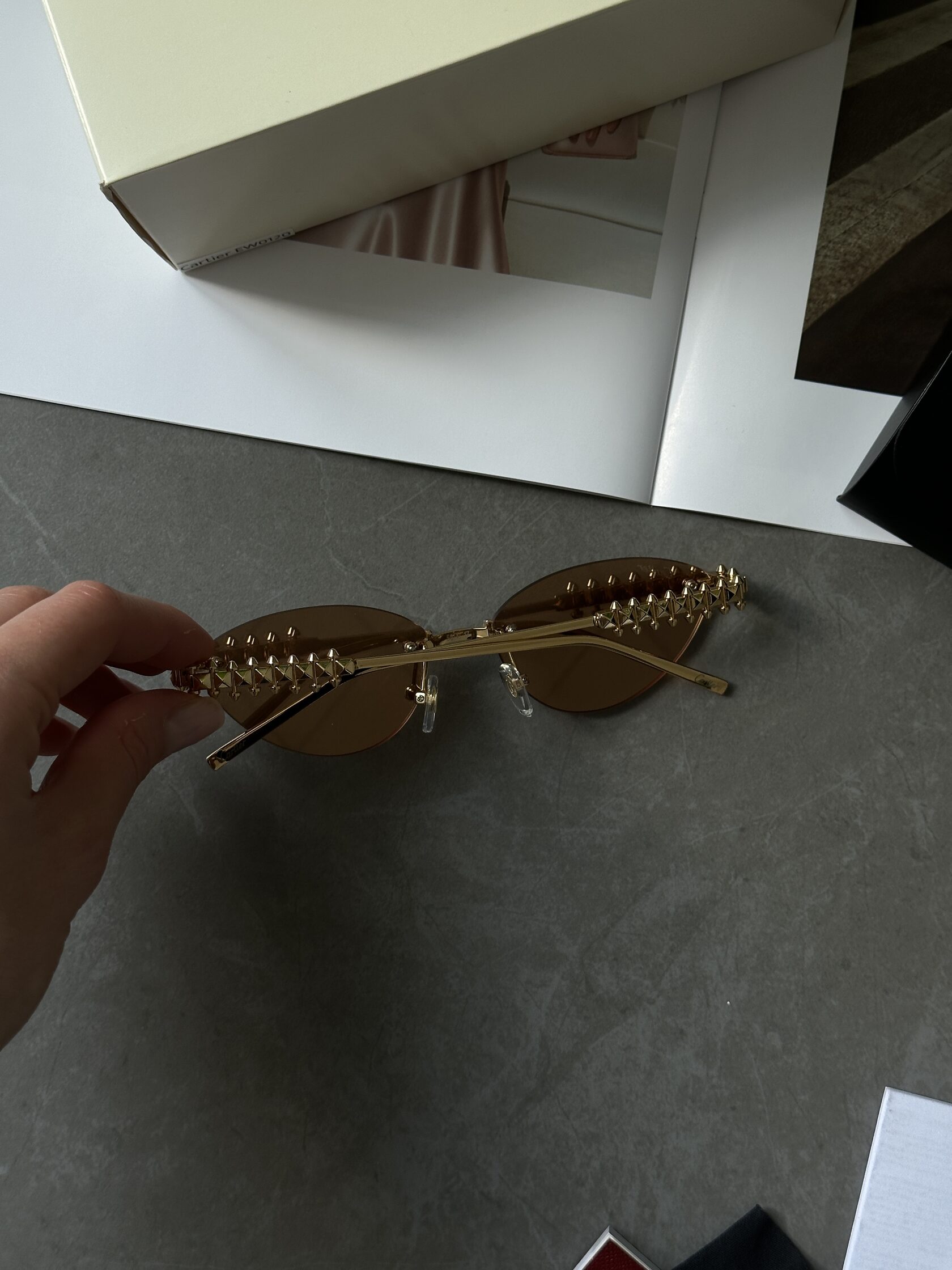 Cartier Clash Gold/Gold CT0543S 001L - 6