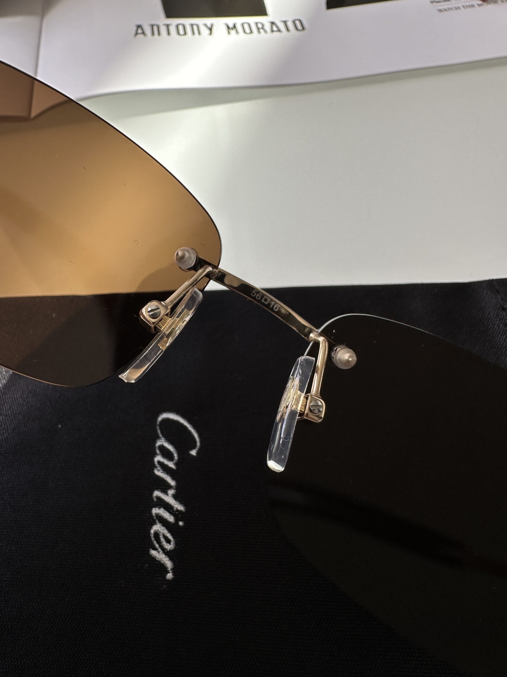 Cartier CT0148O 001 Brown/Silver - 9