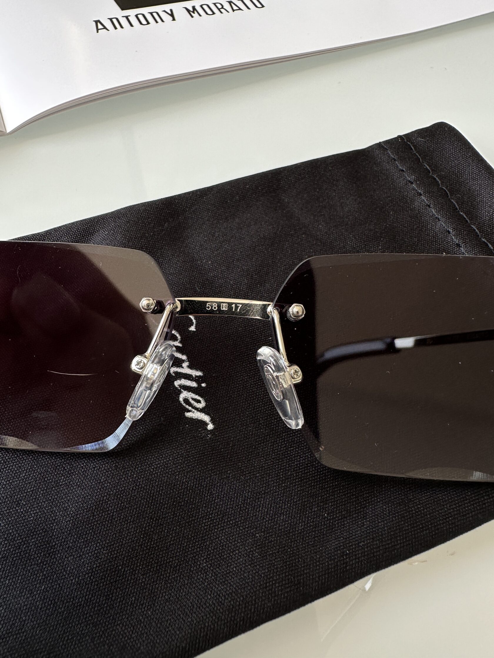 Cartier CT0627S 006WP Blue/Silver - 9