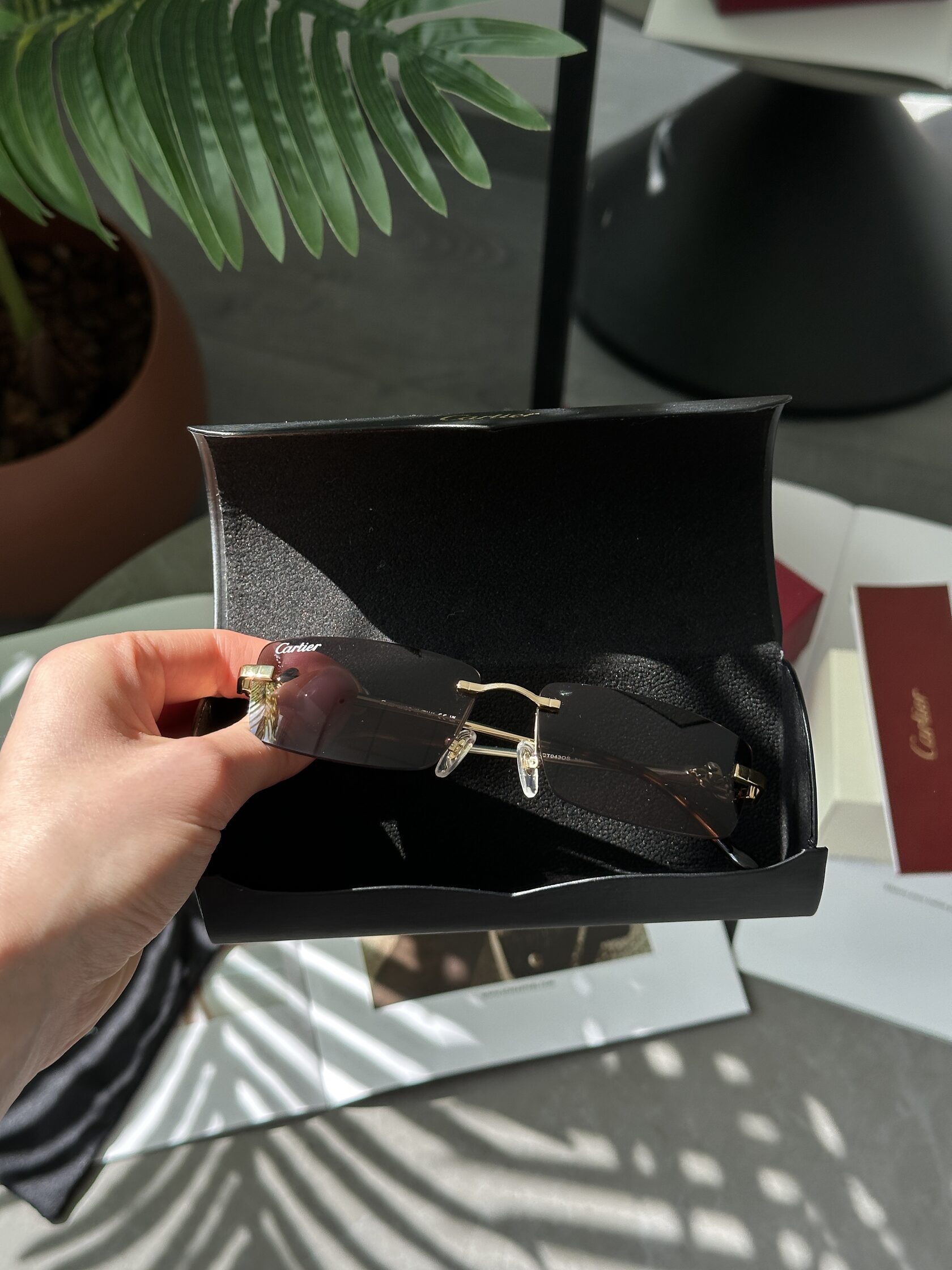 Cartier Panthère Black/Gold CT0430S 004 AD - 2