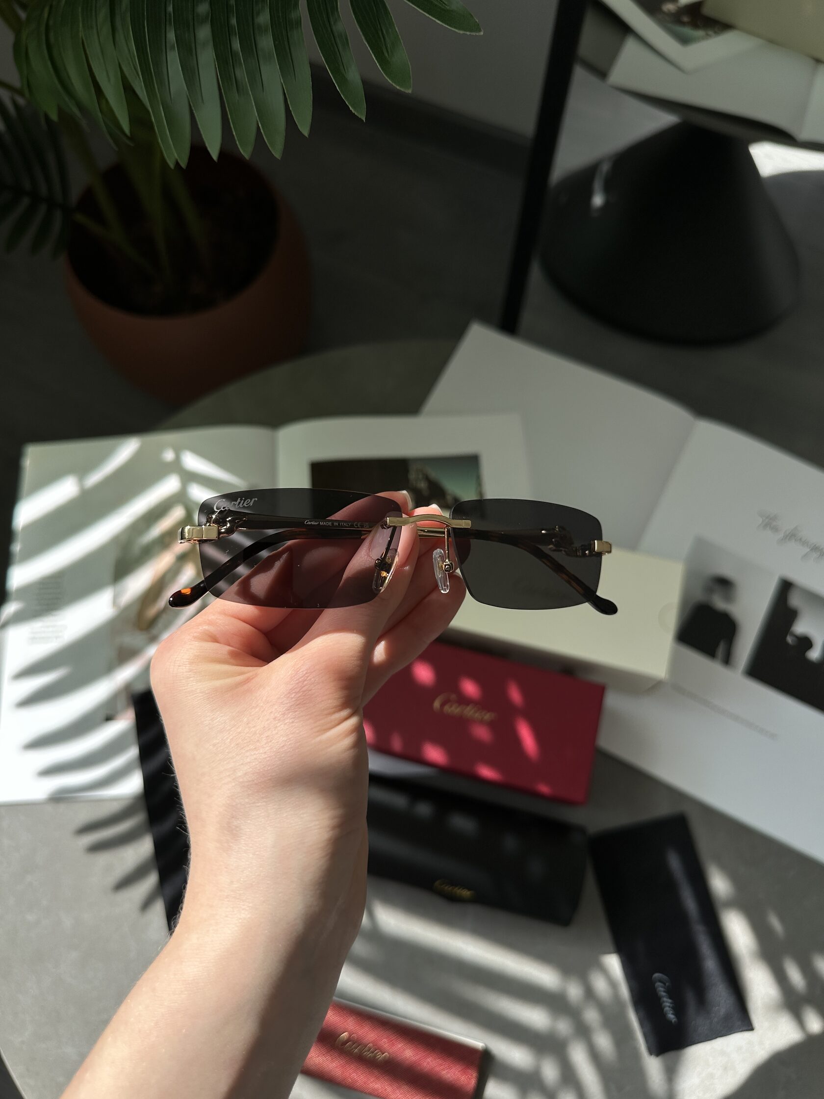 Cartier Panthère Black/Gold CT0430S 004 AD - 6