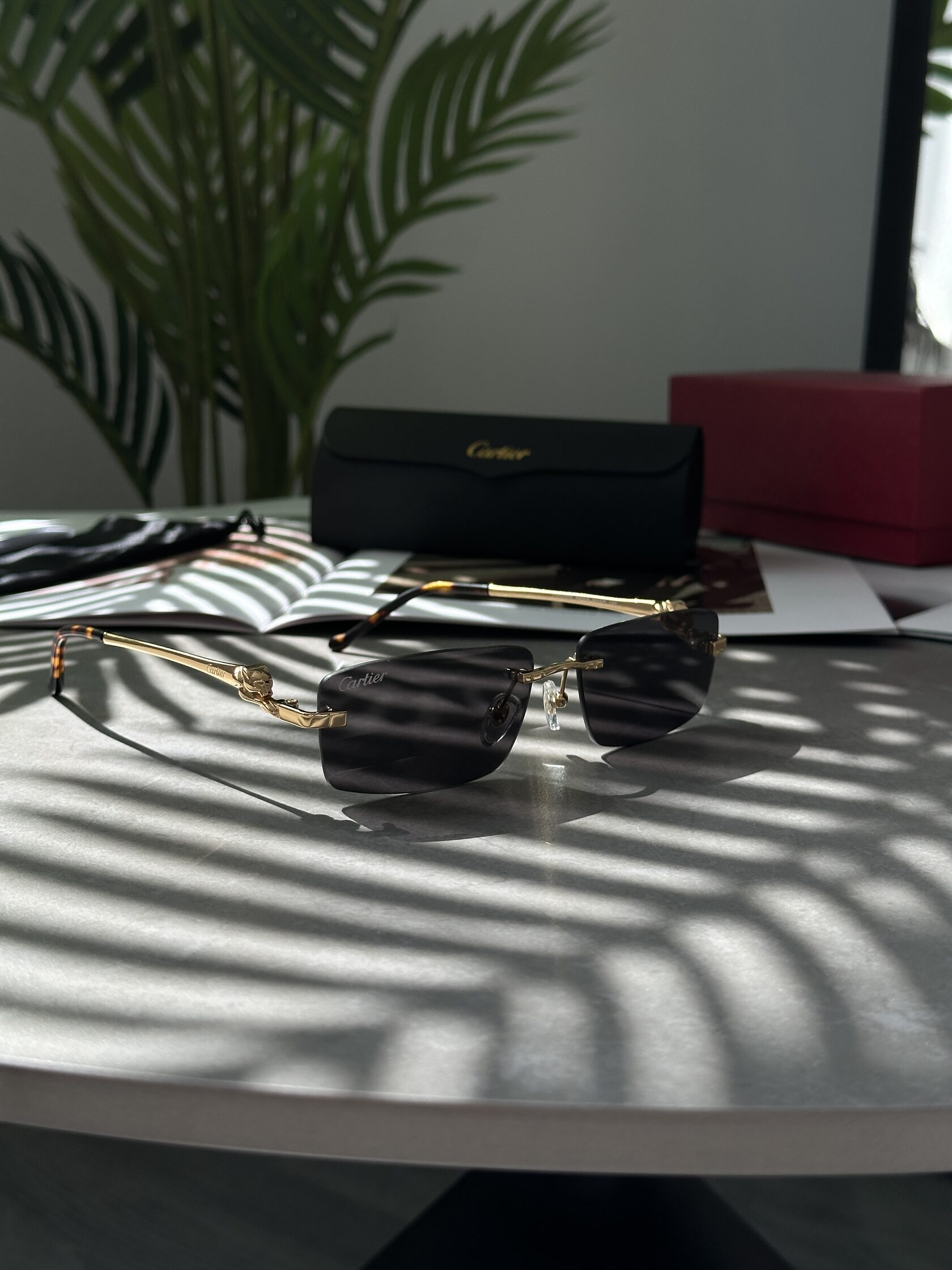 Cartier Panthère Black/Gold CT0430S 004 AD - 7