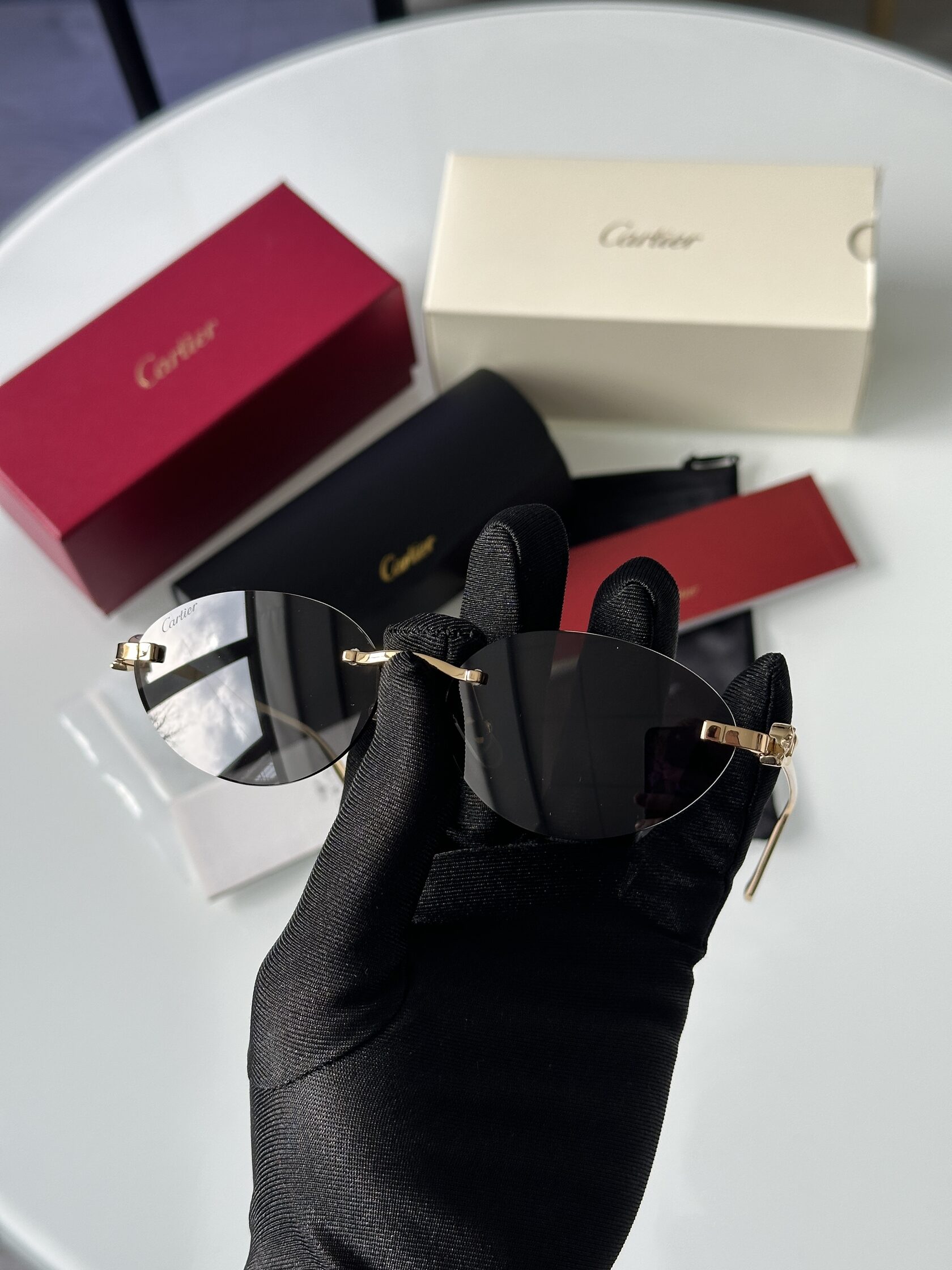 Cartier Panthère Black/Gold CT0504S - 5