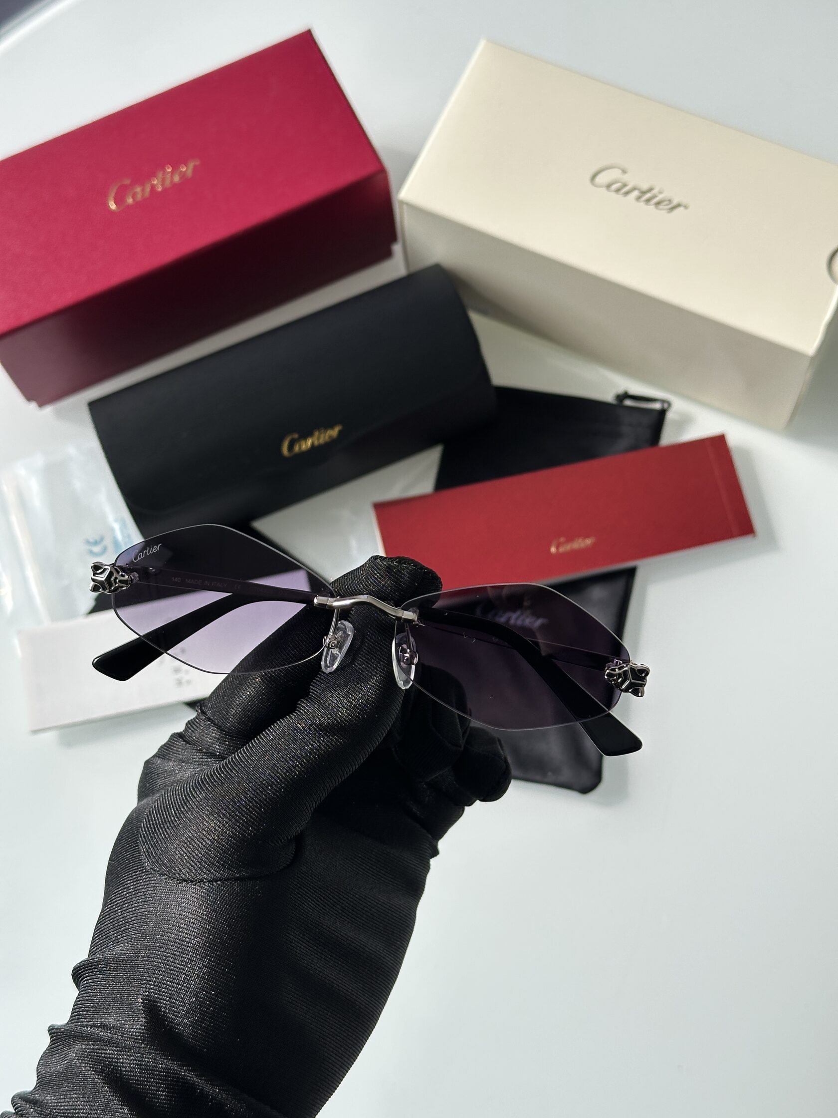 Cartier Panthère Losange Blue/Silver CT0433S - 10