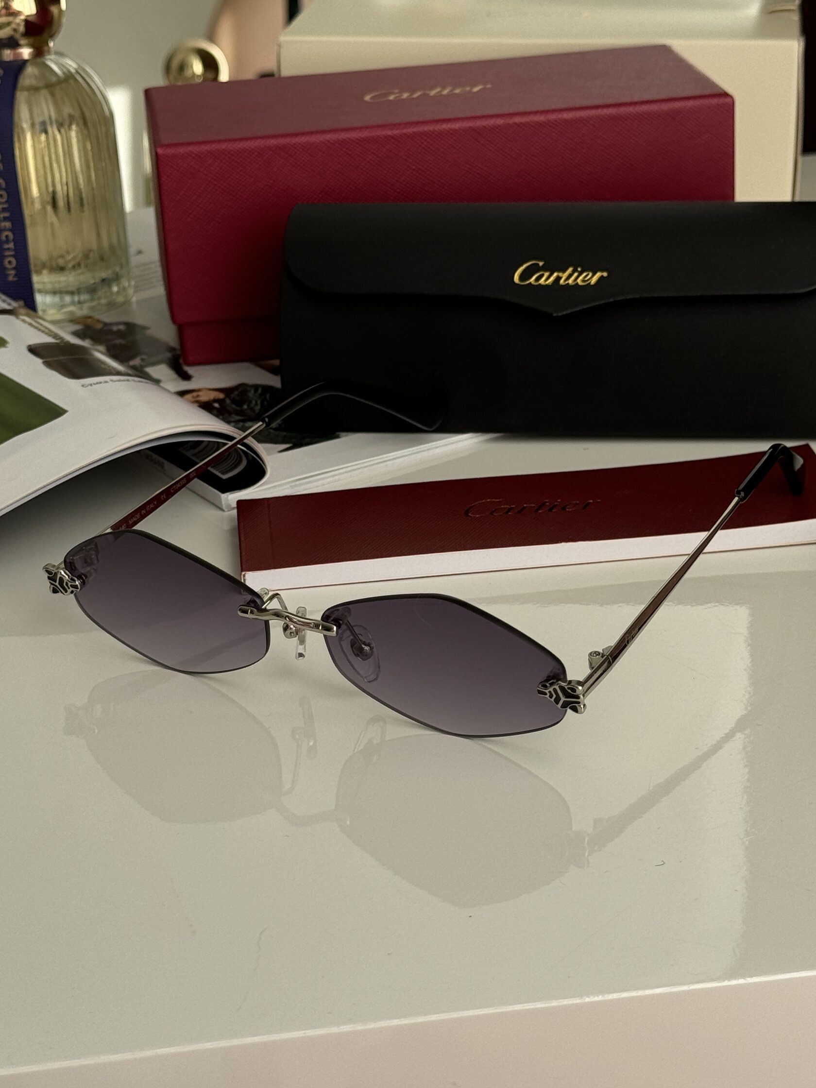 Cartier Panthère Losange Blue/Silver CT0433S - 9