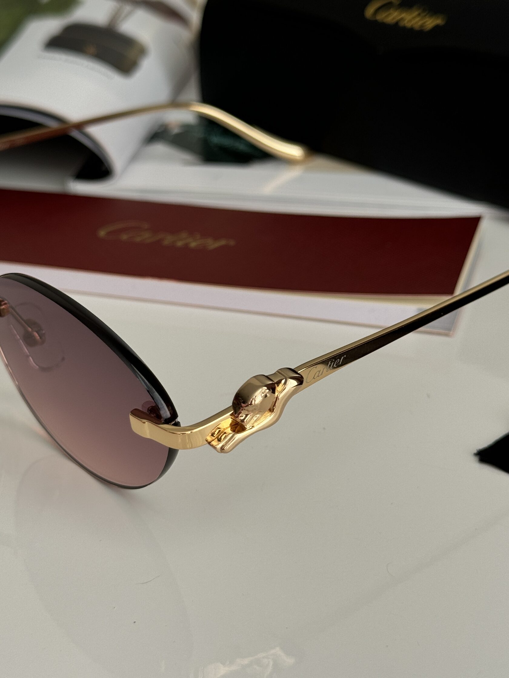 Cartier Panthère Pink/Gold CT0504S - 11