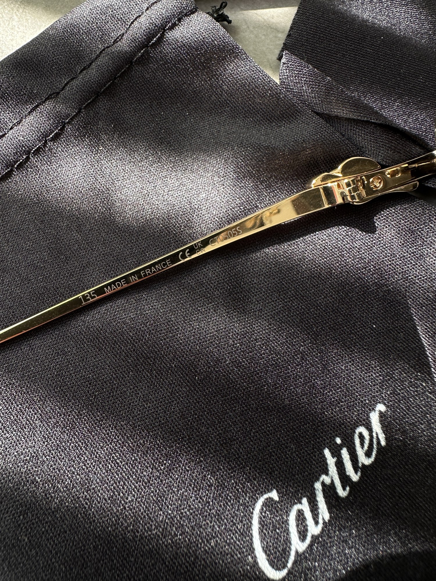 Cartier Panthère Black/Gold CT0505S - 16