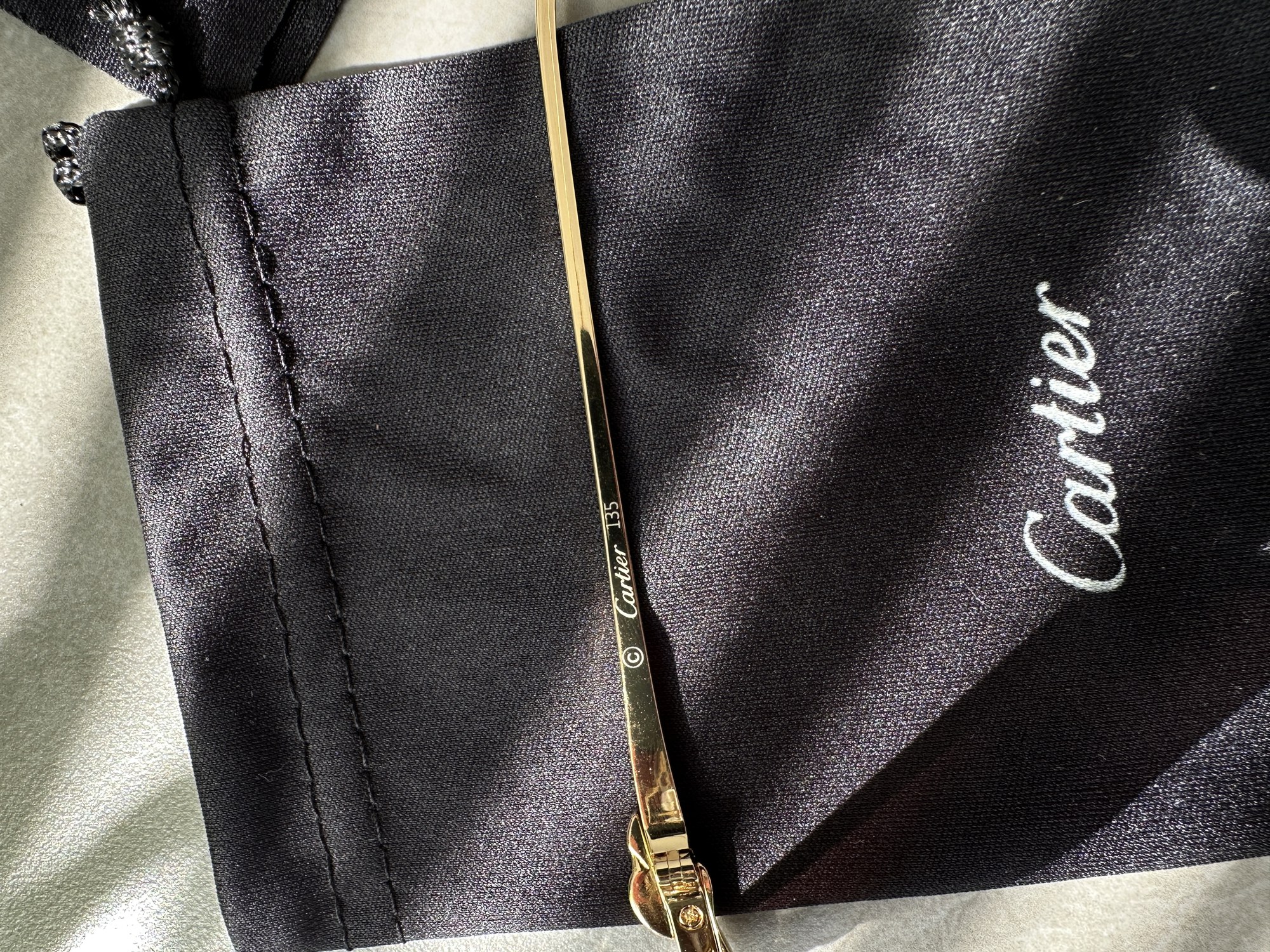 Cartier Panthère Black/Gold CT0505S - 15