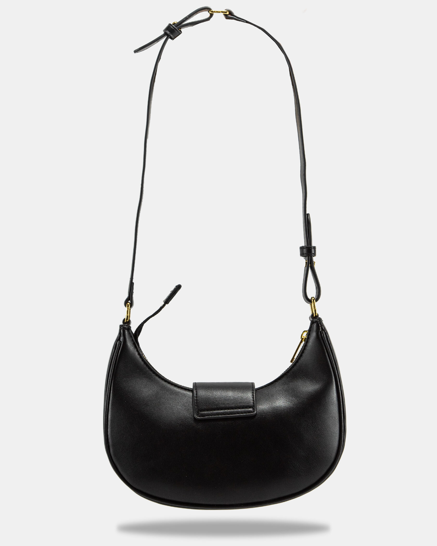 Celine Ava Triomphe Soft Bag in Smooth Calfskin Black - 11