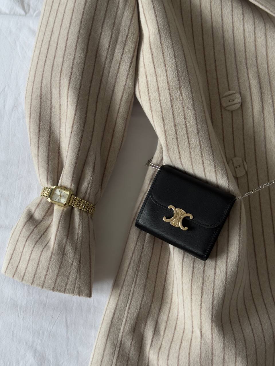 Celine Business Card Holder Triomphe - 5