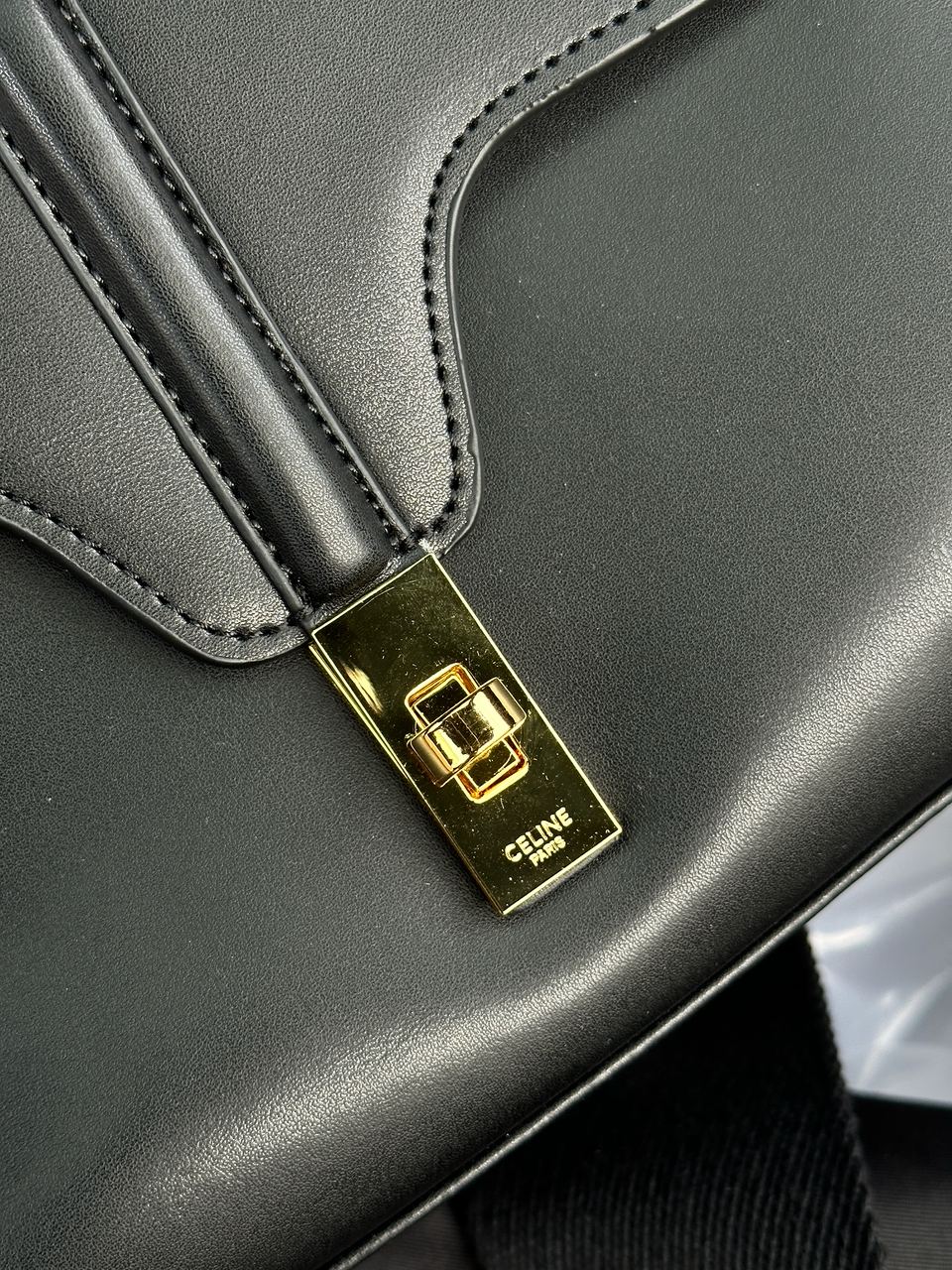 Celine Teen Soft 16 In Smooth Calfskin Tan Black - 11