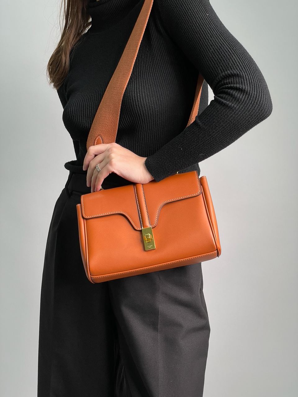 Celine Teen Soft 16 In Smooth Calfskin Tan Brown - 6