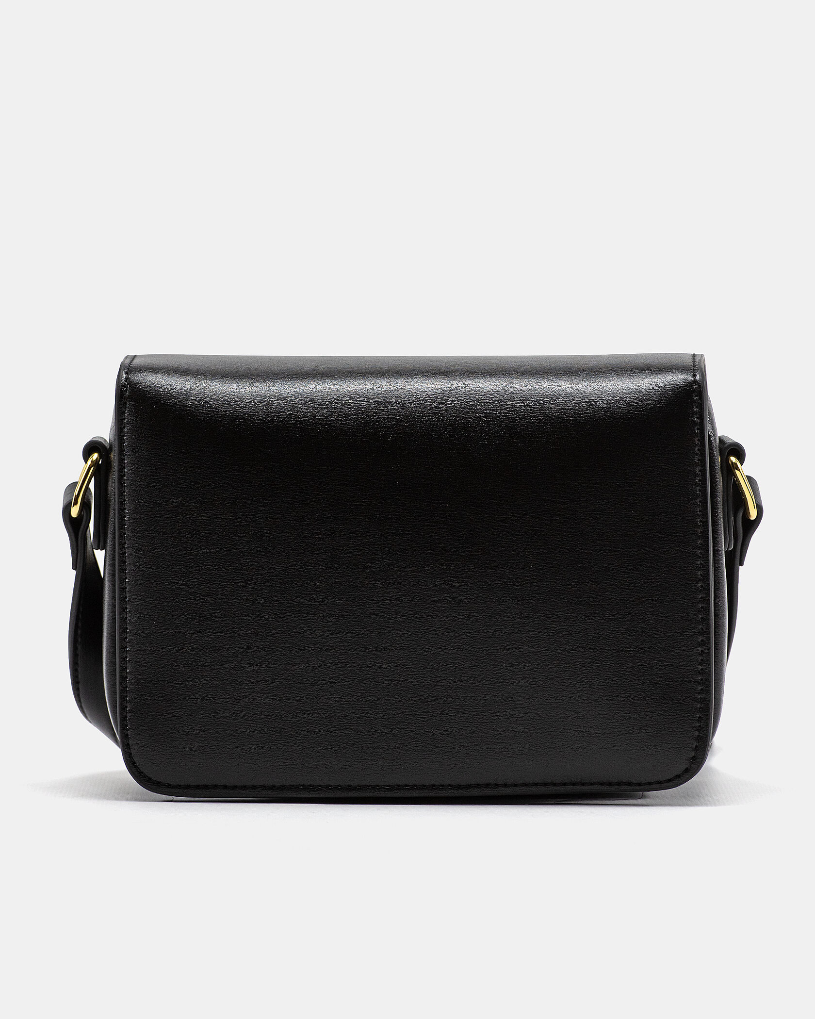 Celine Teen Triomphe Bag Black in Shiny Calfskin - 10