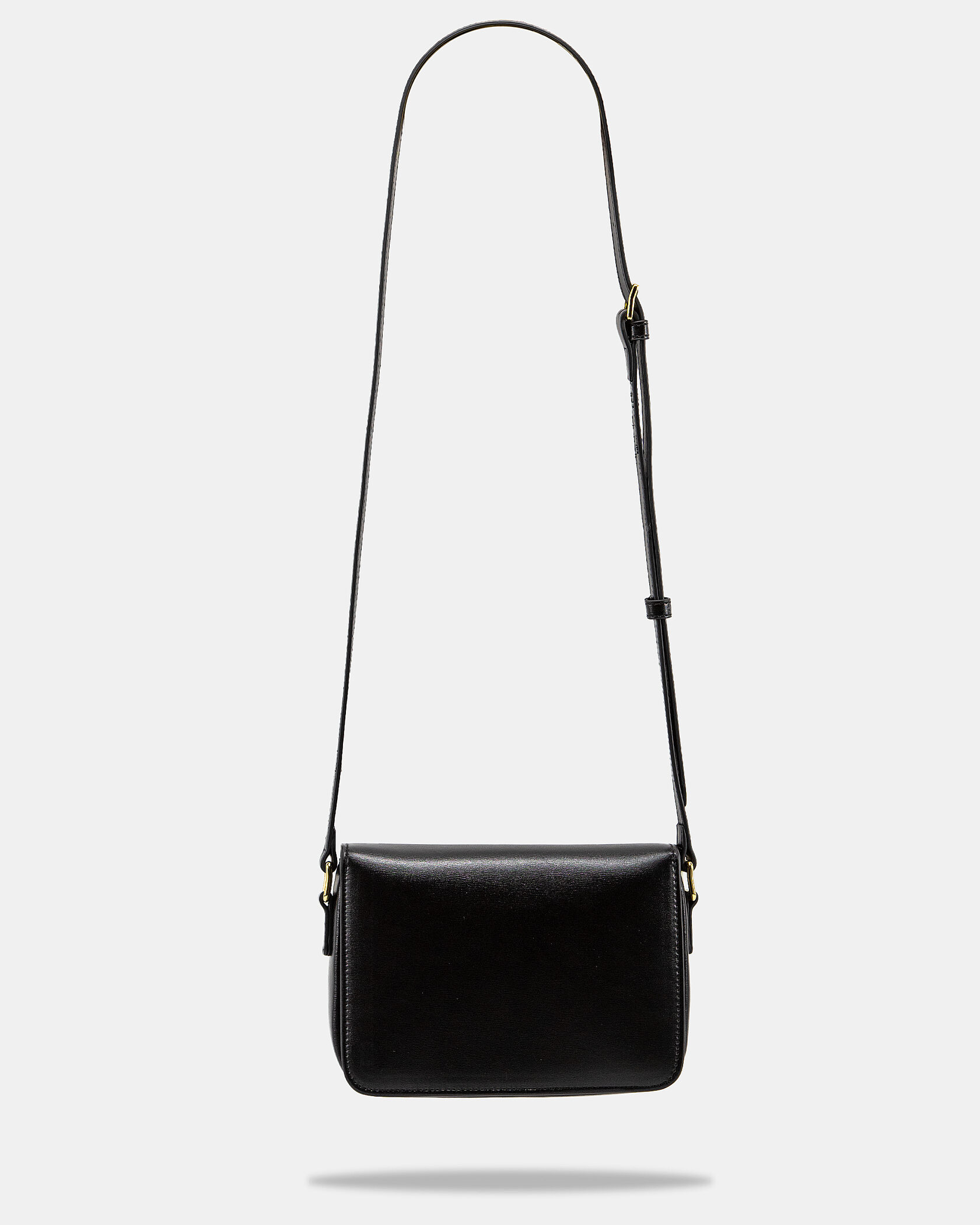 Celine Teen Triomphe Bag Black in Shiny Calfskin - 11