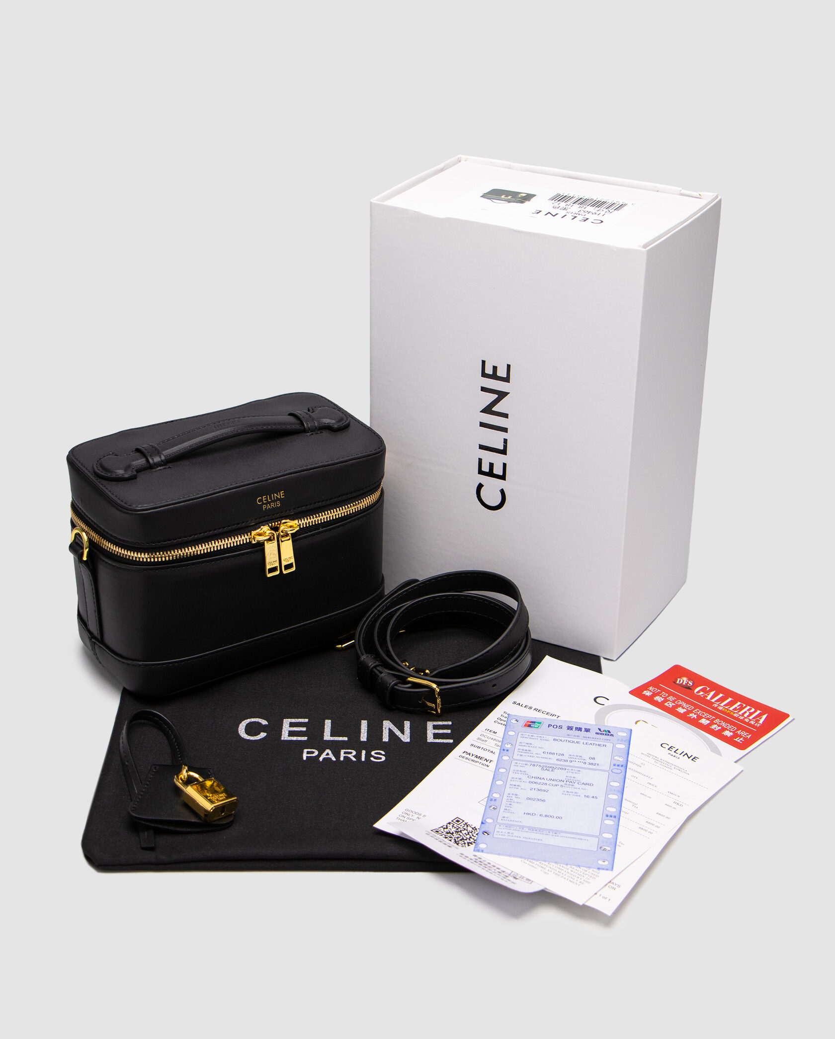 Celine Vanity In Smooth Satinated Calfskin Black - 2