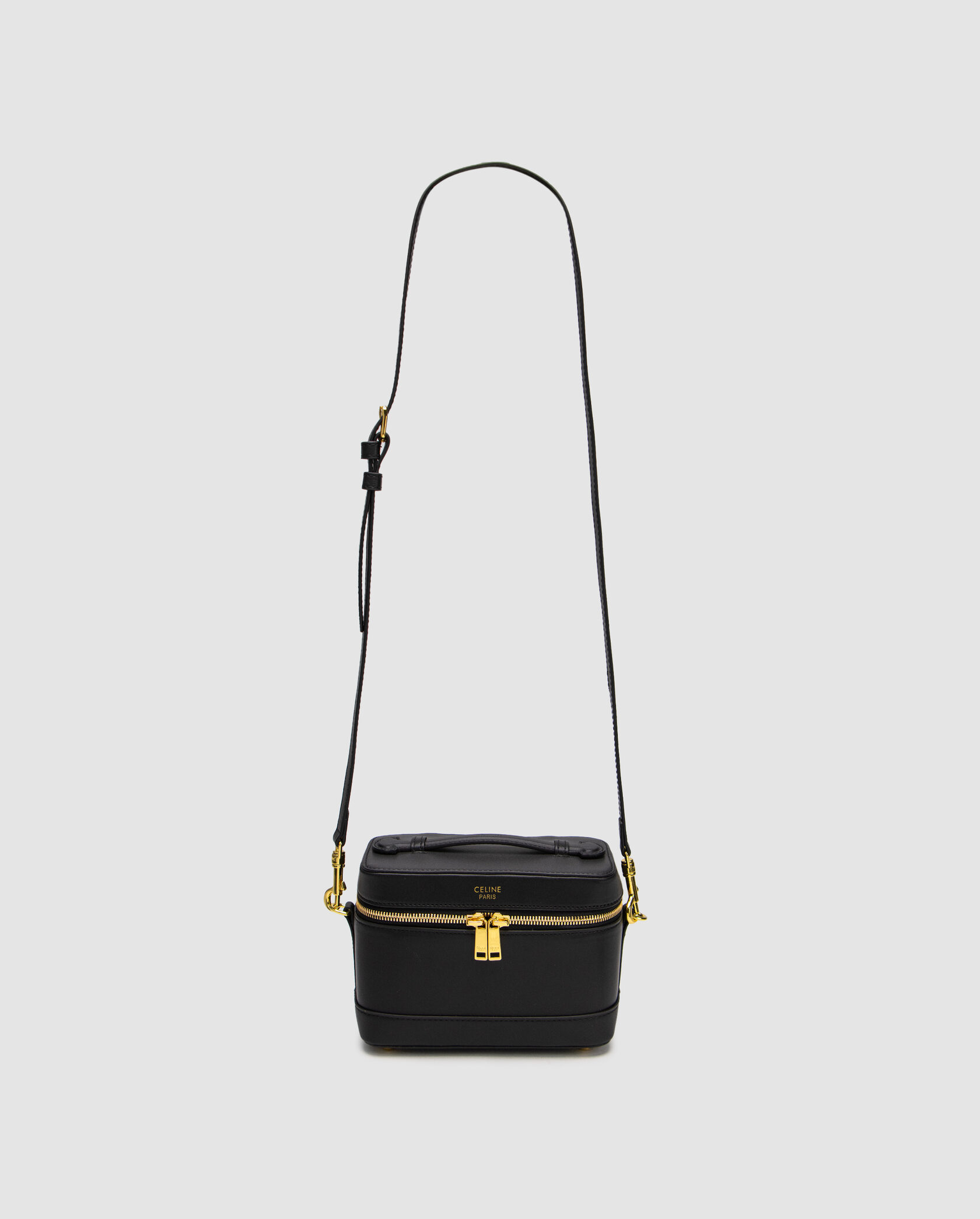 Celine Vanity In Smooth Satinated Calfskin Black - 3