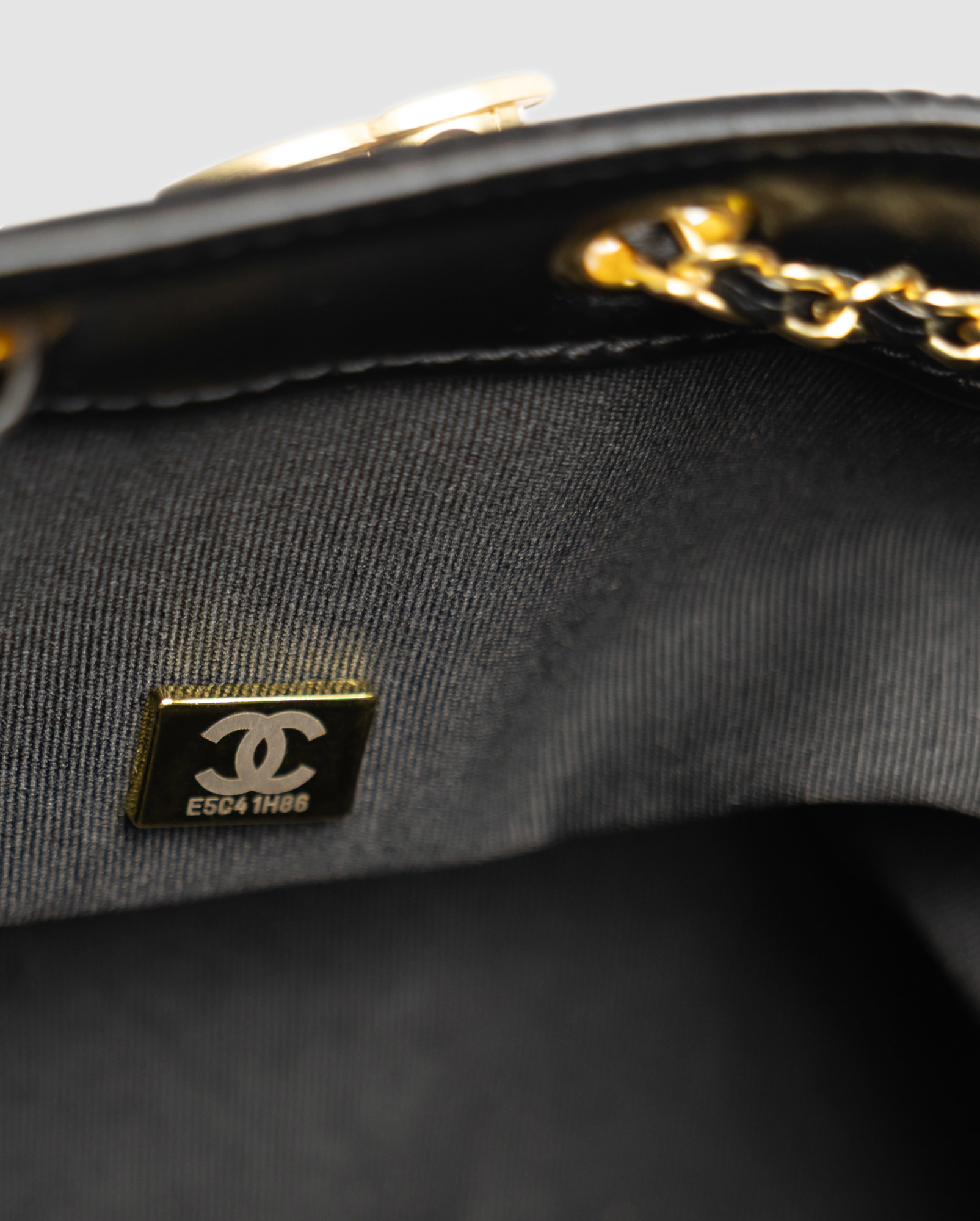 Chanel 25 Mini Handbag Suede Black - 7