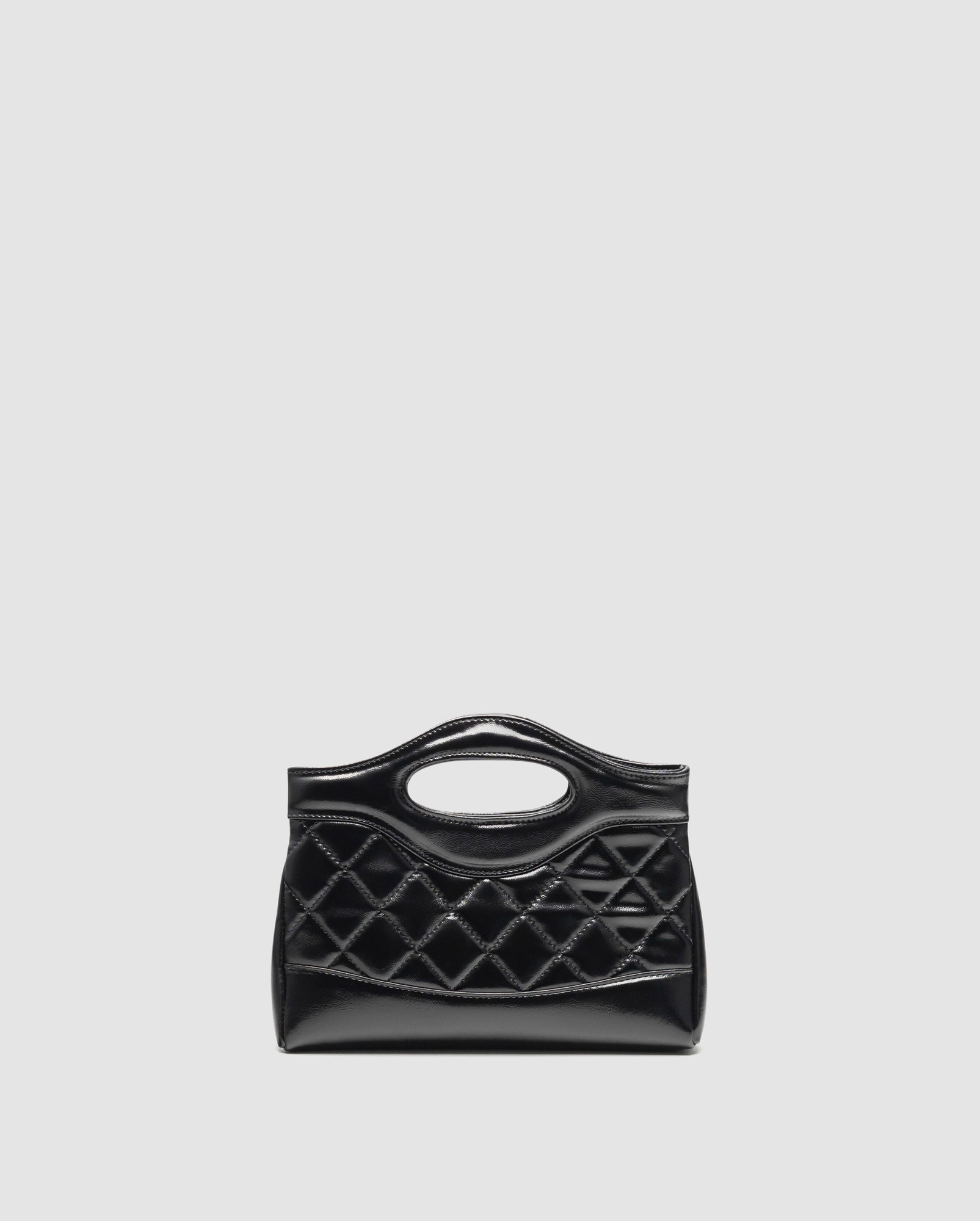Chanel 31 Mini Shopping Bag Shiny Aged Calfskin Black & Gold Ha - 3