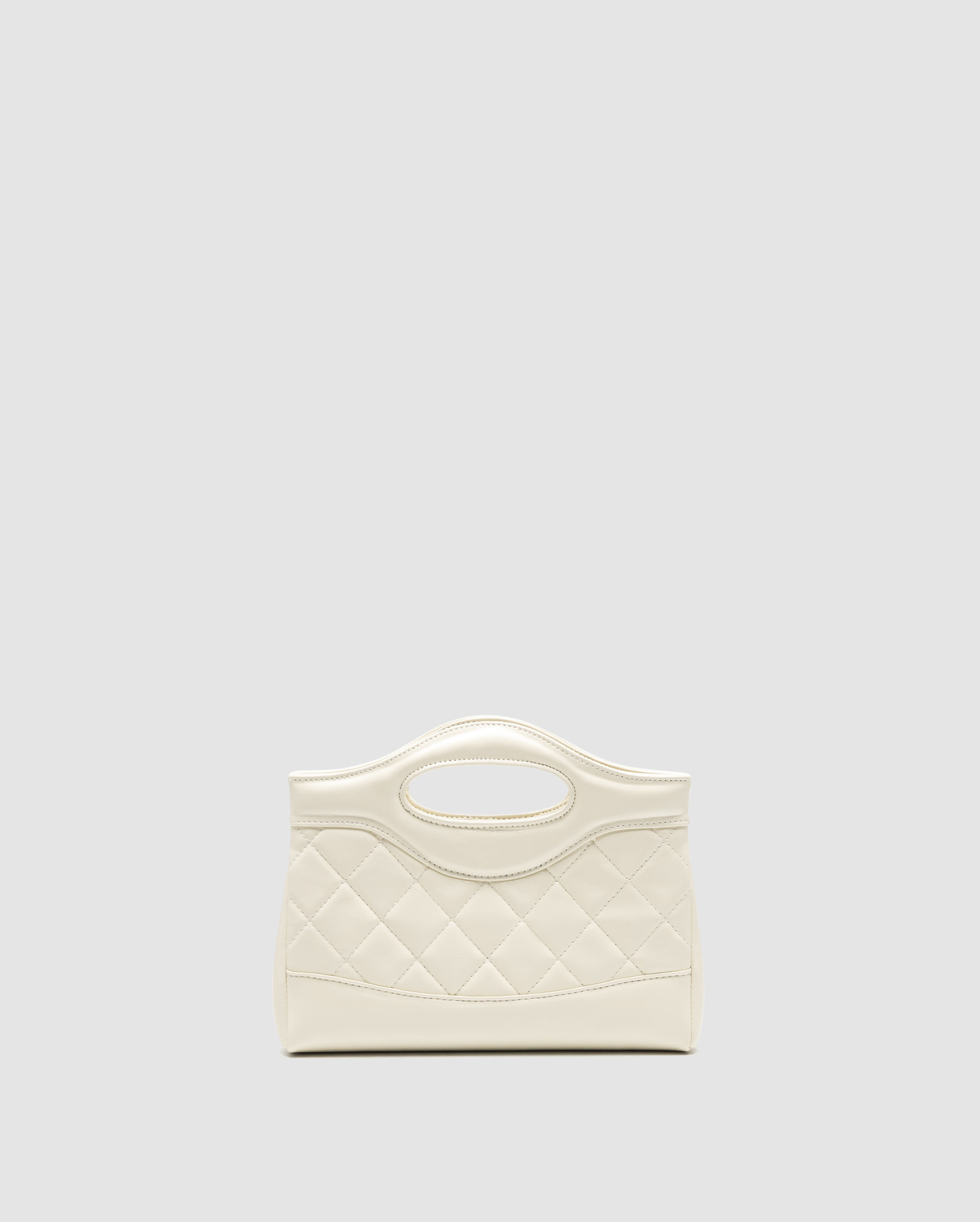 Chanel 31 Mini Shopping Bag Shiny Aged Calfskin Cream & Gold Ha - 3