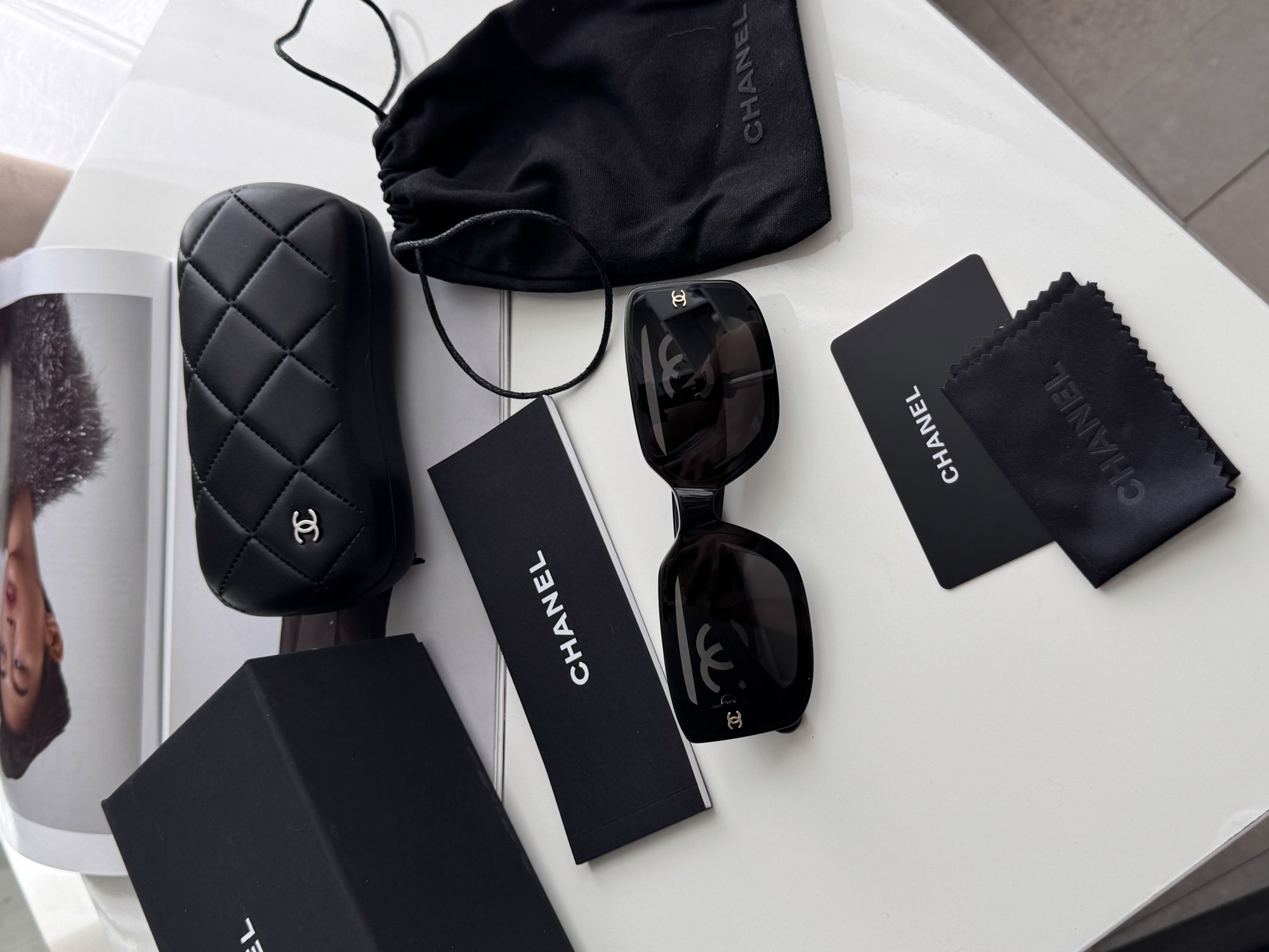 Chanel Black/Black CH/6313 5RL/KC