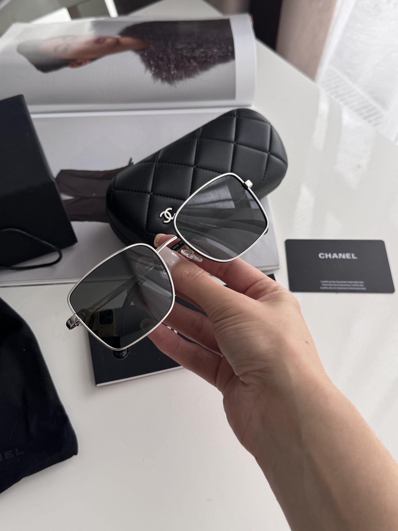 Chanel Black/Silver 2219 C.418 S - 3