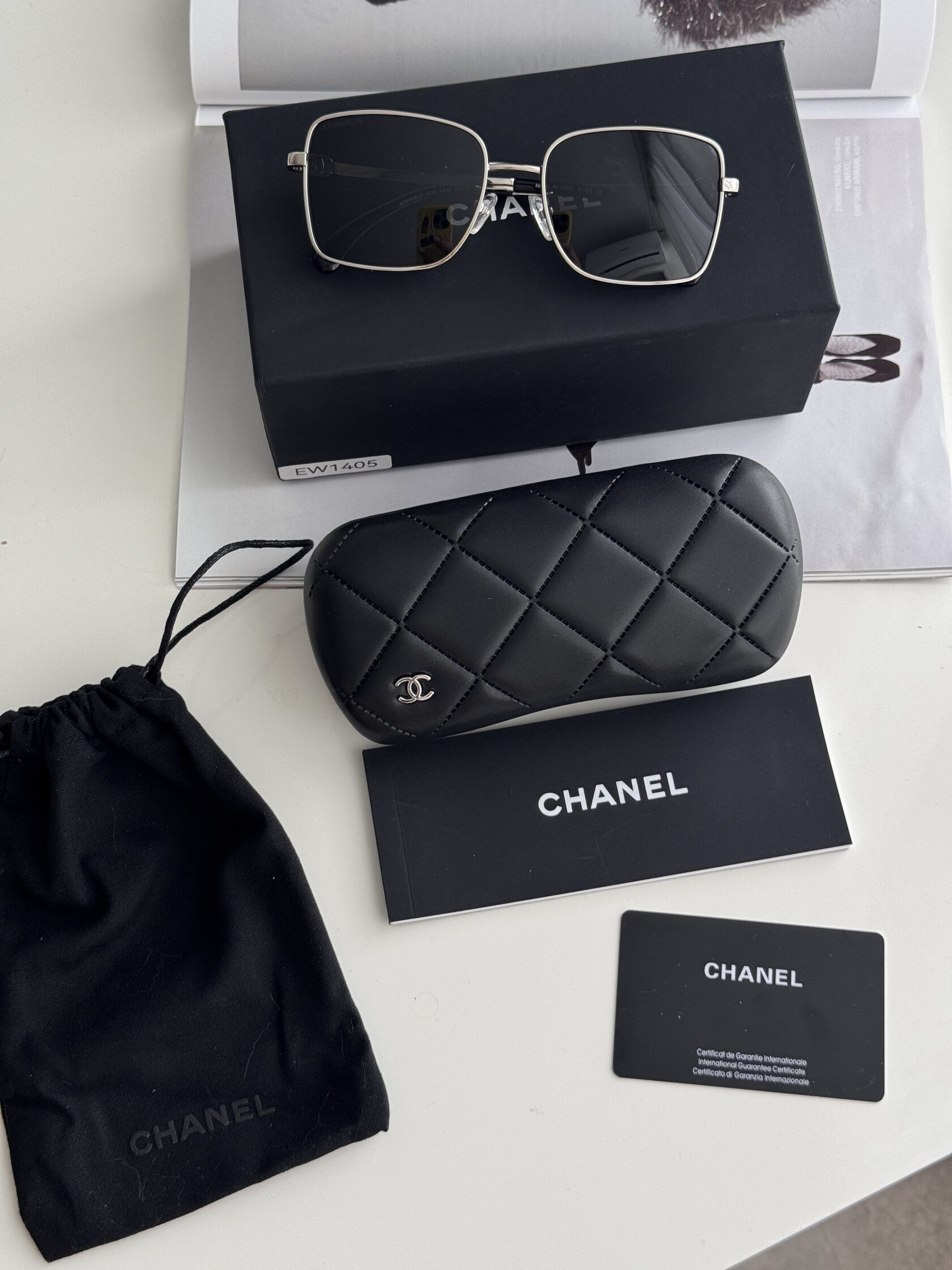 Chanel Black/Silver 2219 C.418 S - 4