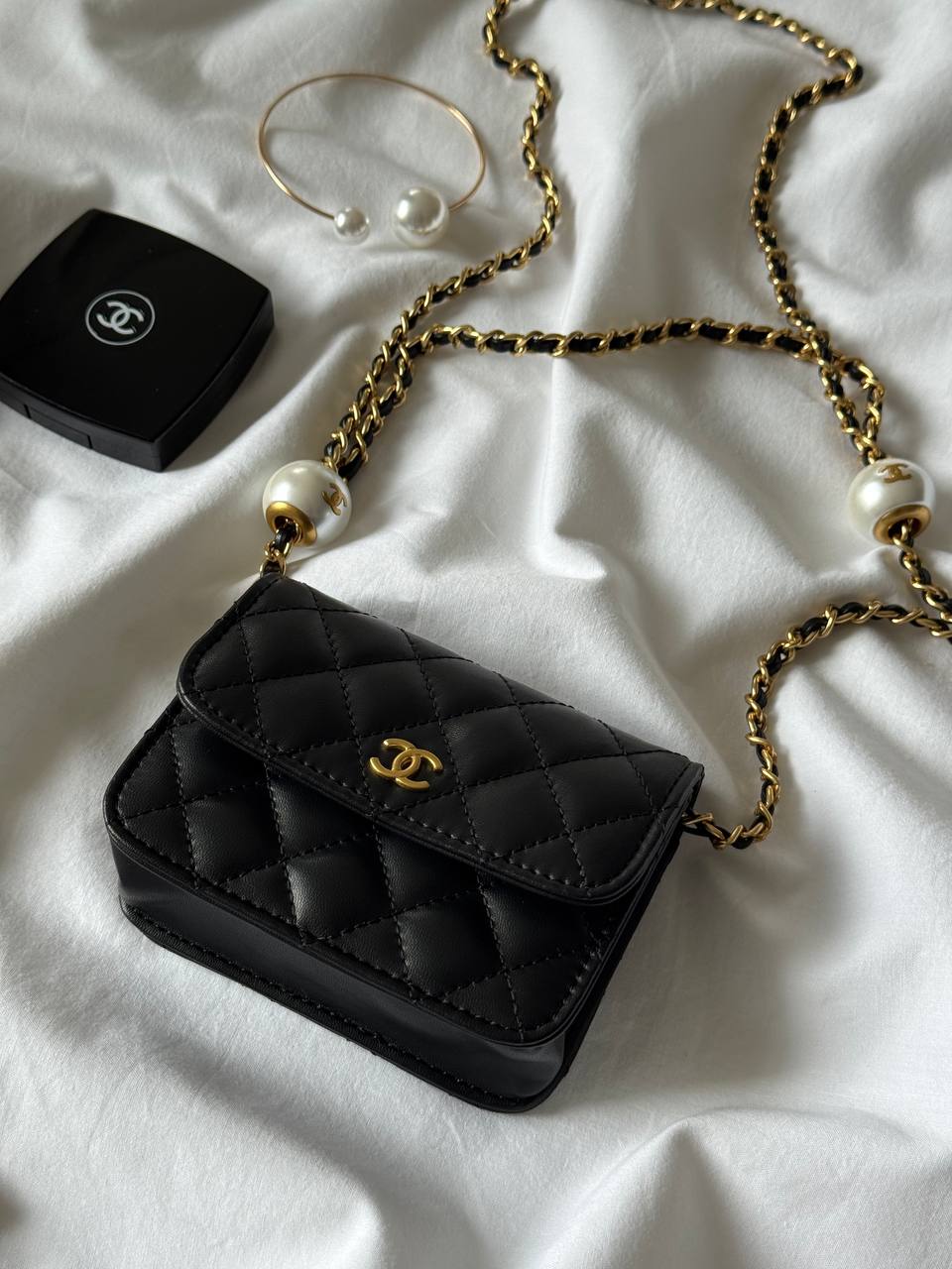 Chanel Calfskin Quilted Perfect Fit Wallet On Chain Mioni - 6