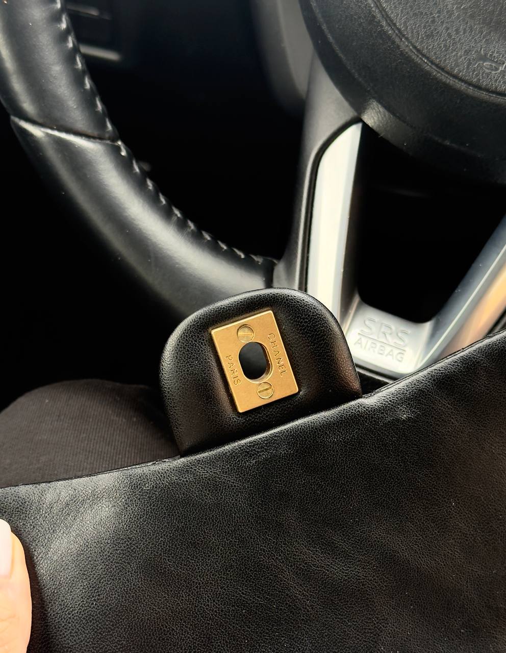 Chanel Classic 1.55 Small Single Flap in Black - 18