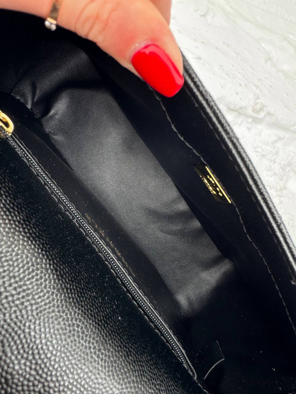 Chanel Classic 1.55 Small Single Flap in Black/Gold - 6