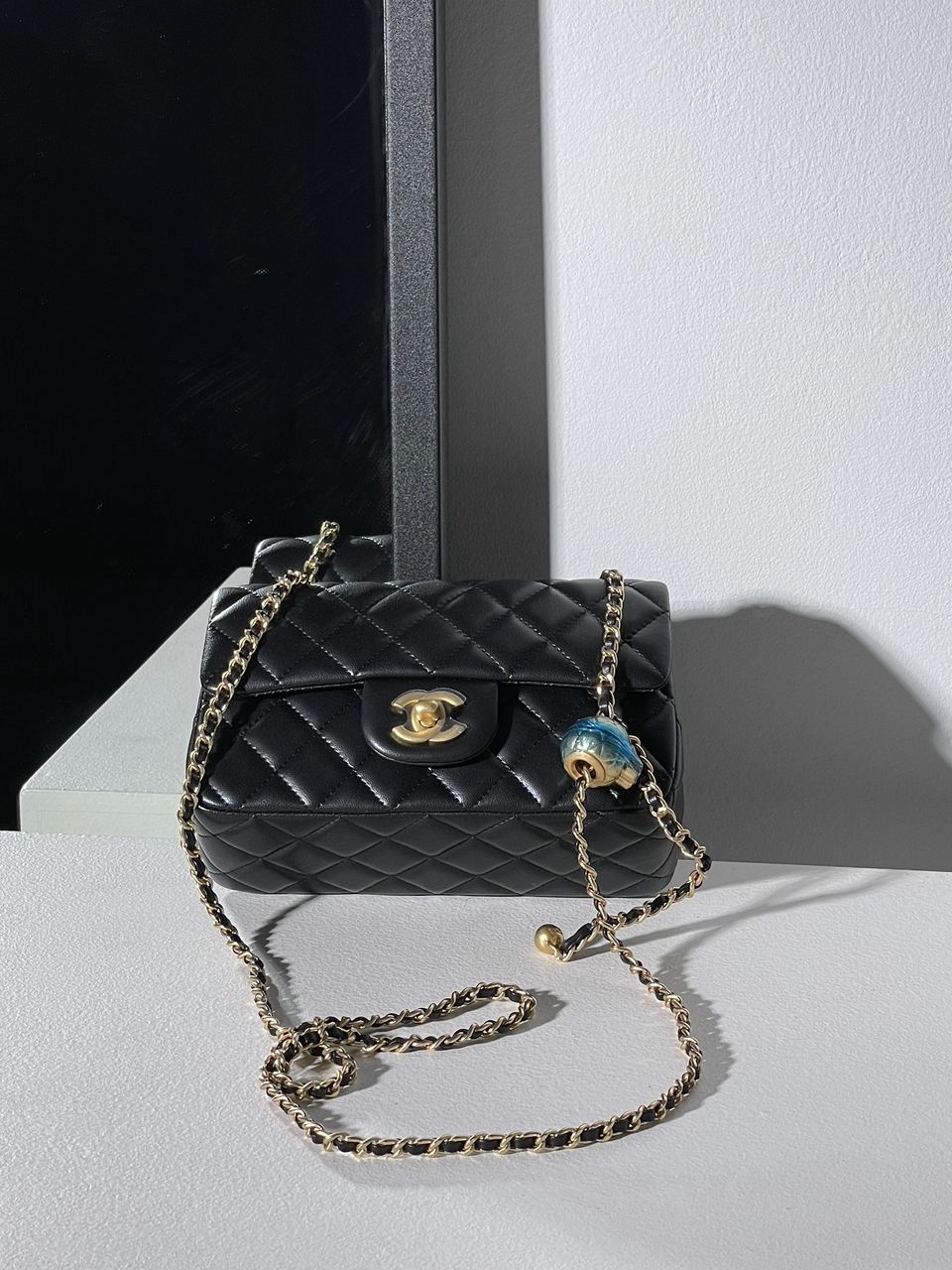 Chanel Classic 1.55 Small Single Flap in Black - 4