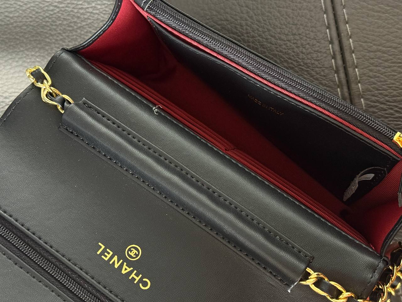 Chanel Classic Wallet on Chain Quilted Caviar Black/Gold - 11