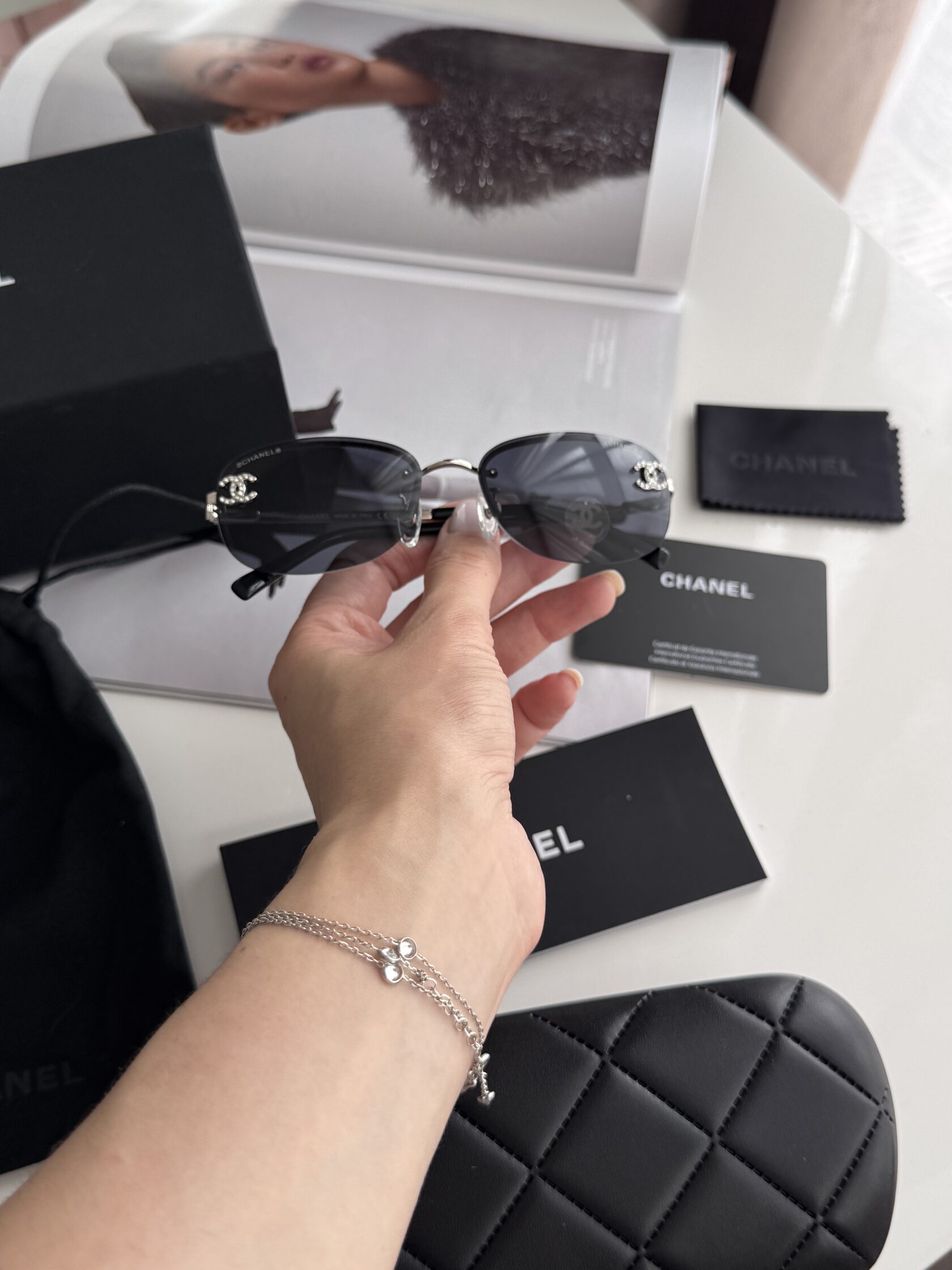 Chanel Dark Blue/Silver CH4099 C02 - 3