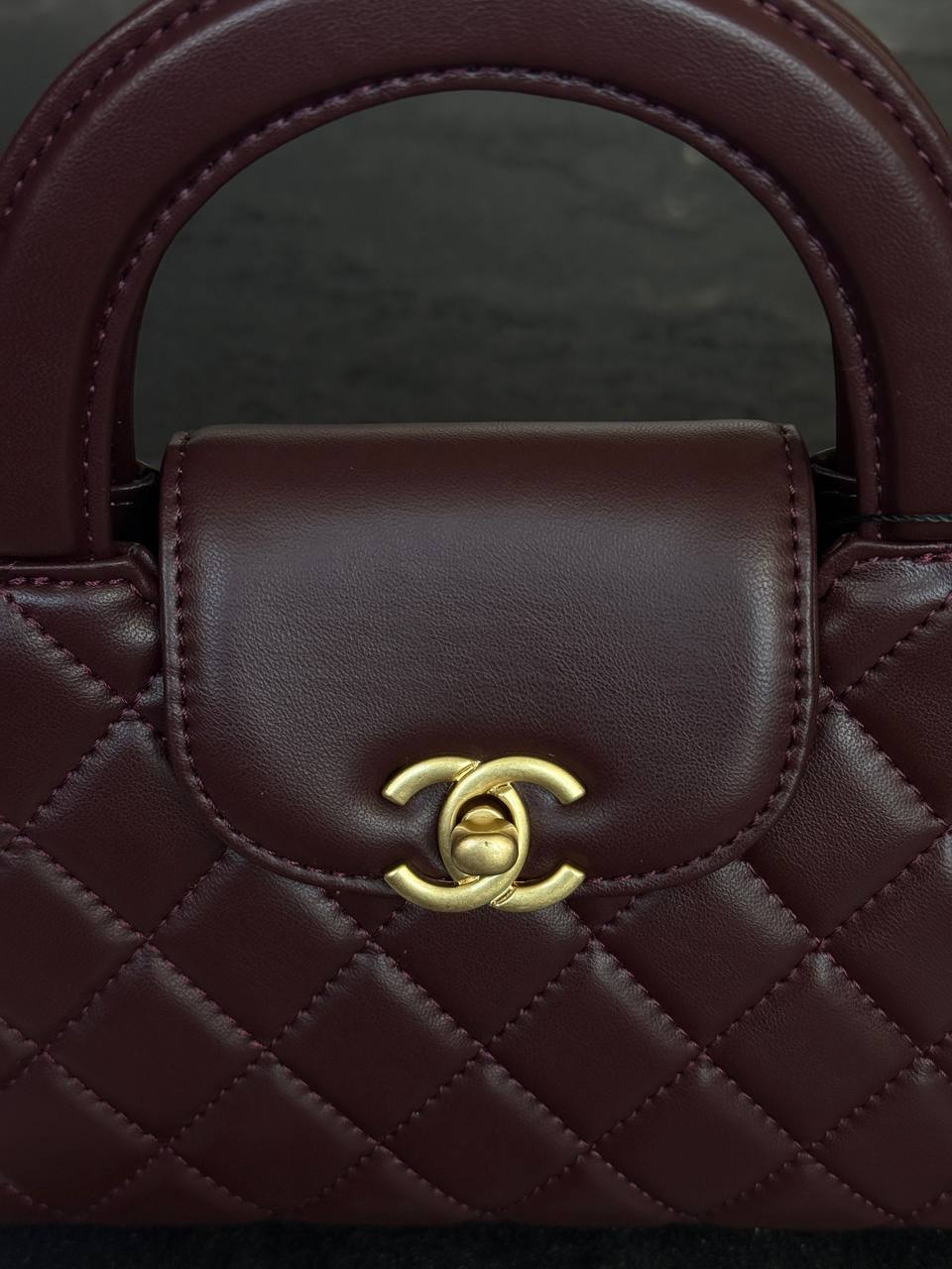 Chanel Kelly Bag Shiny Aged Calfskin Burgundy &amp; Gold Hardware - 5