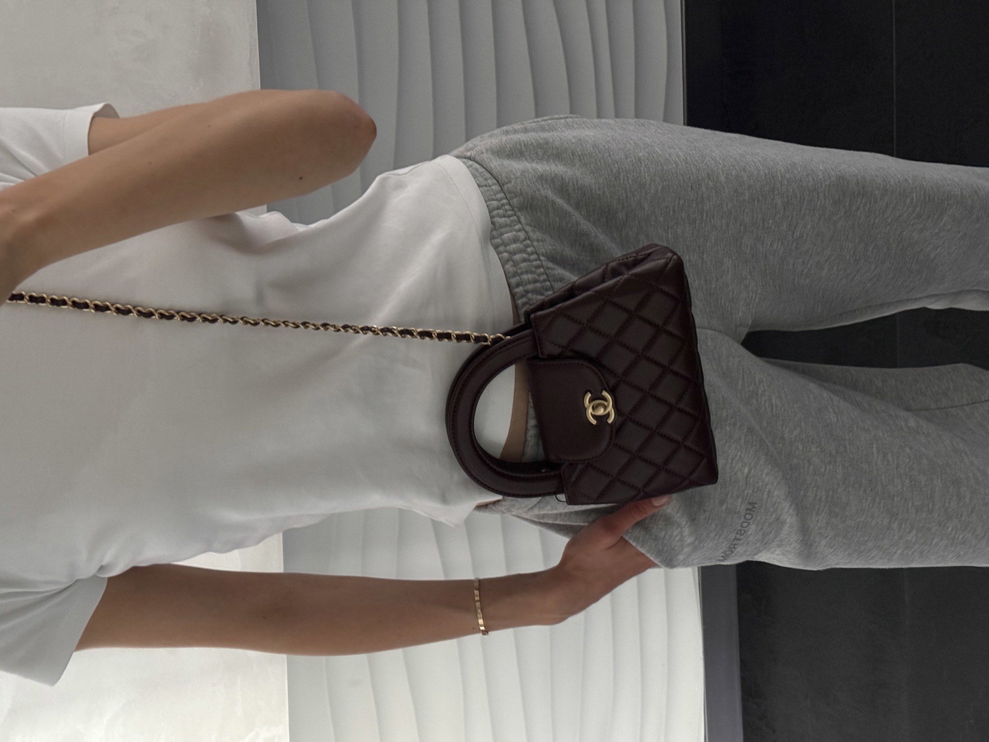 Chanel Kelly Bag Shiny Aged Calfskin Burgundy & Gold Hardware Кор - 3