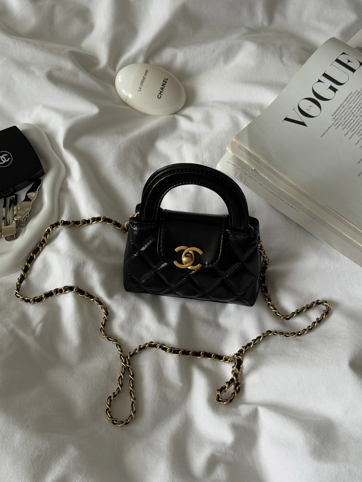 Chanel Kelly Micro Black/Gold - 12