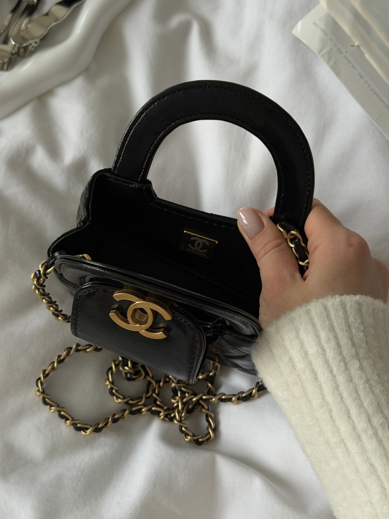 Chanel Kelly Micro Black/Gold - 5