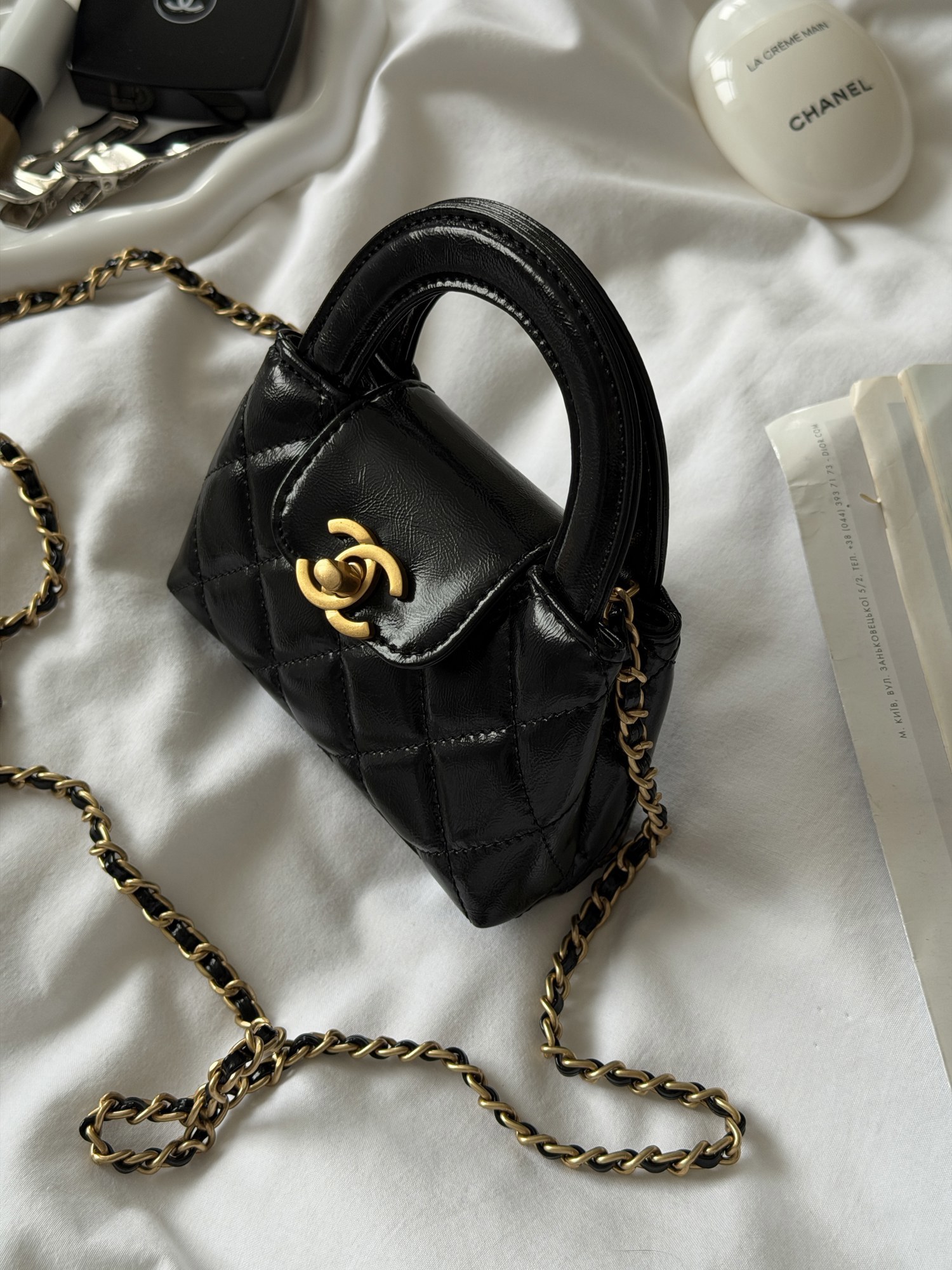 Chanel Kelly Micro Black/Gold - 6