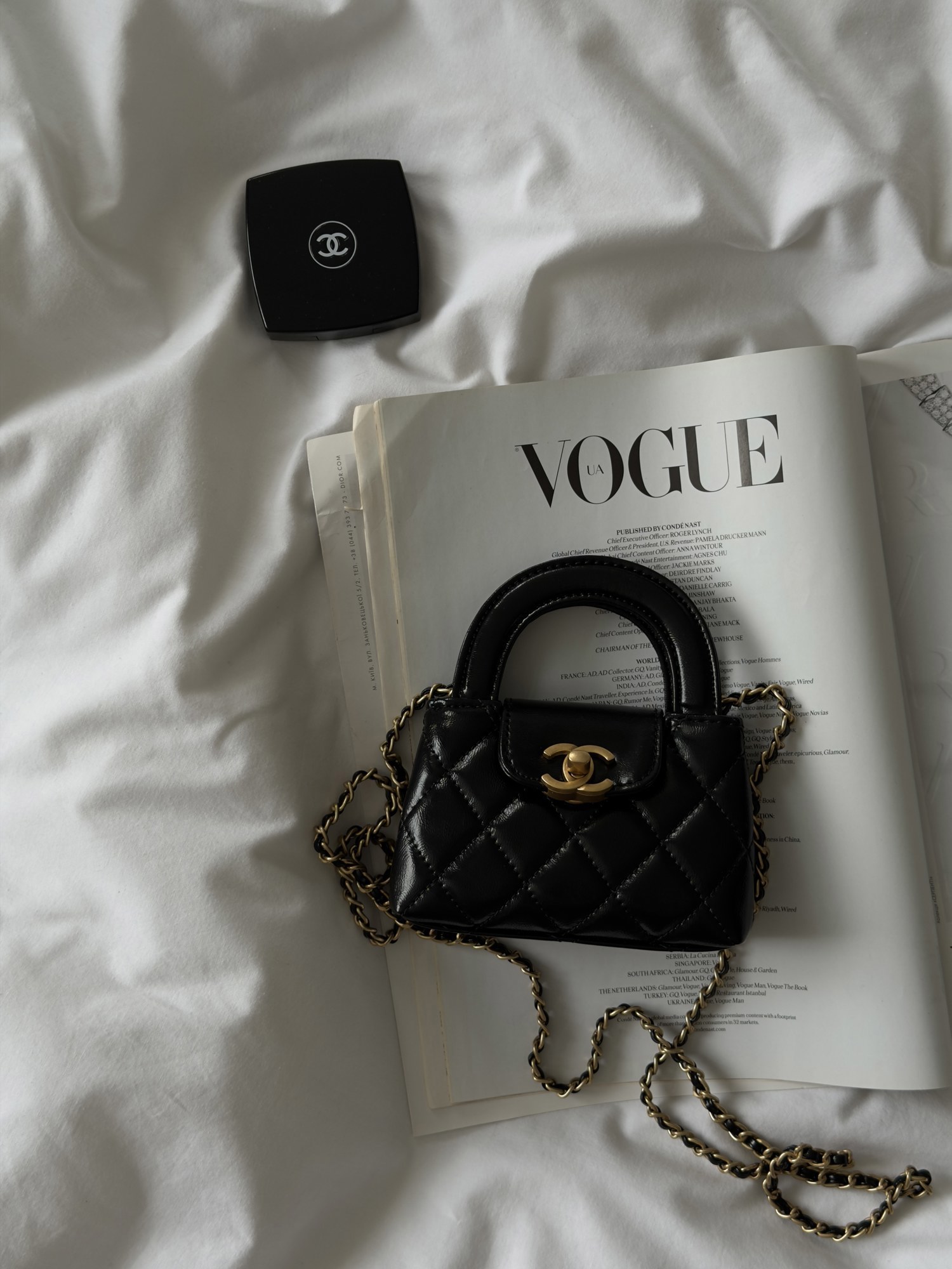 Chanel Kelly Micro Black/Gold - 3