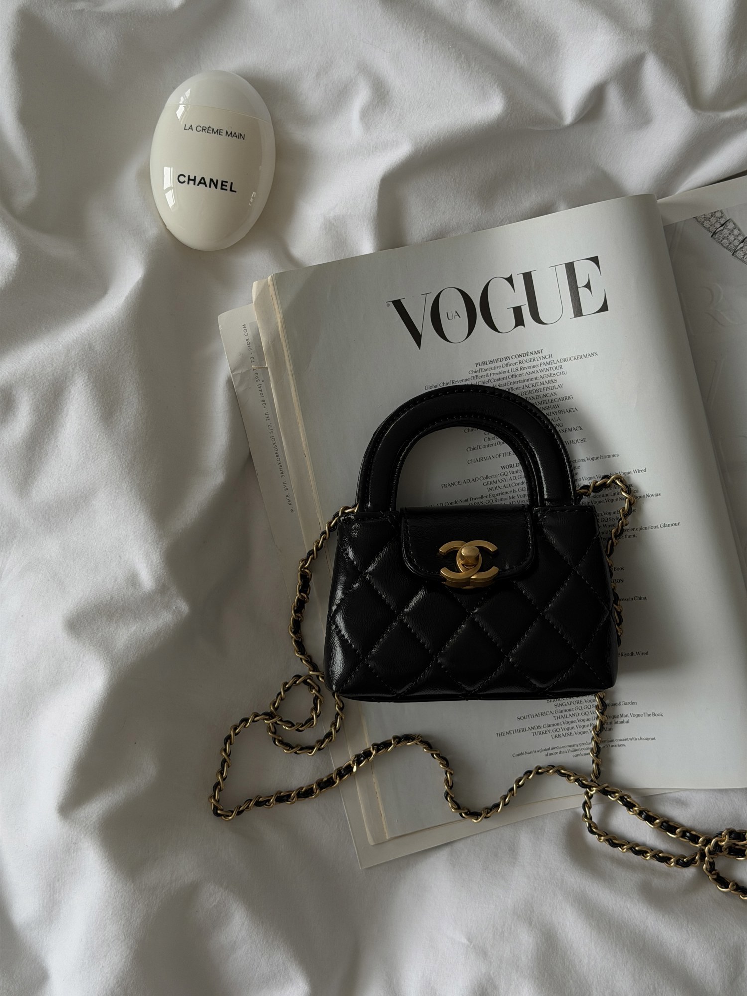 Chanel Kelly Micro Black/Gold - 7