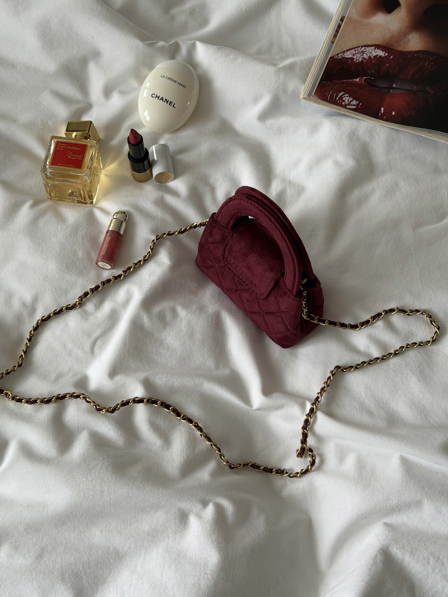 Chanel Kelly Micro Burgundy/Gold - 10