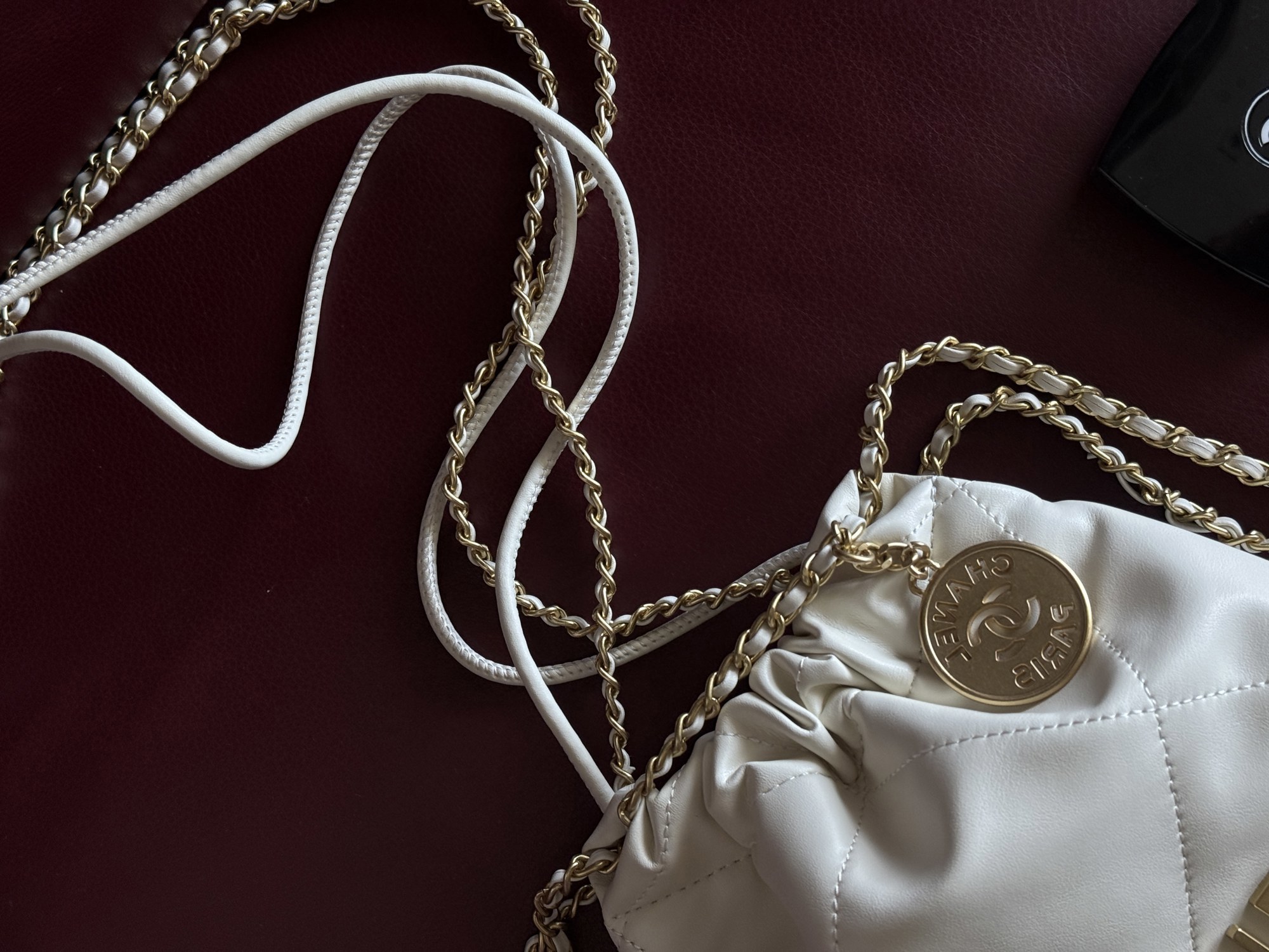 Chanel Milk Quilted Calfskin Mini 20 Bag Gold Hardware Магнітна К - 5