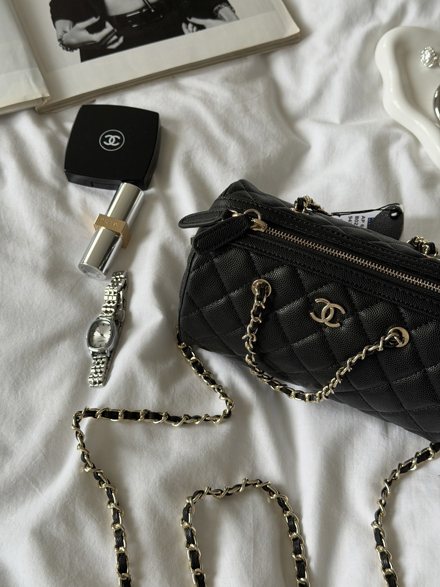 Chanel Mini Classic Bowling Bag Black - 11